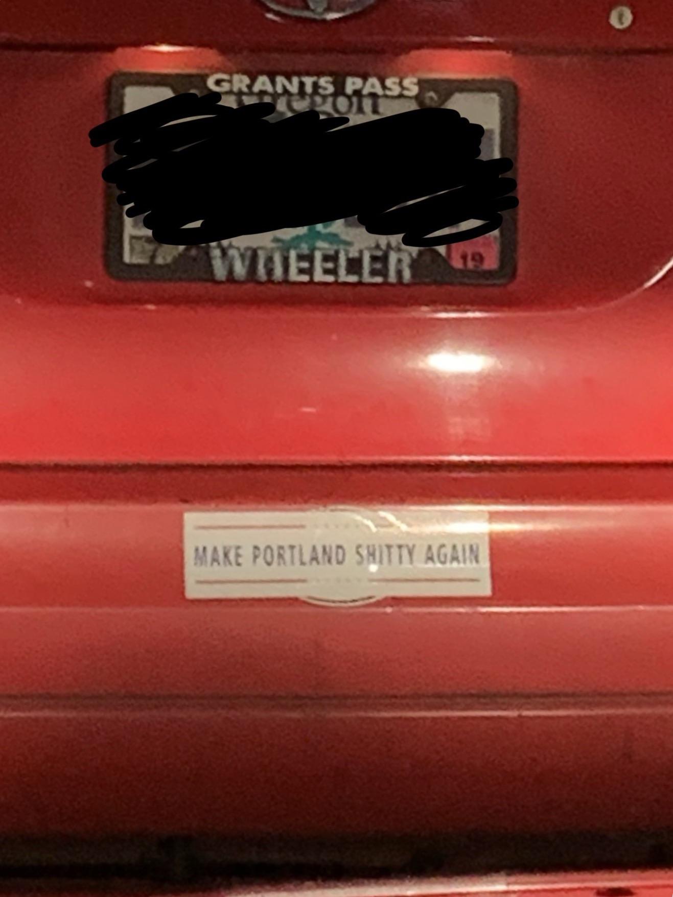 This bumper sticker speaks to me r/Portland