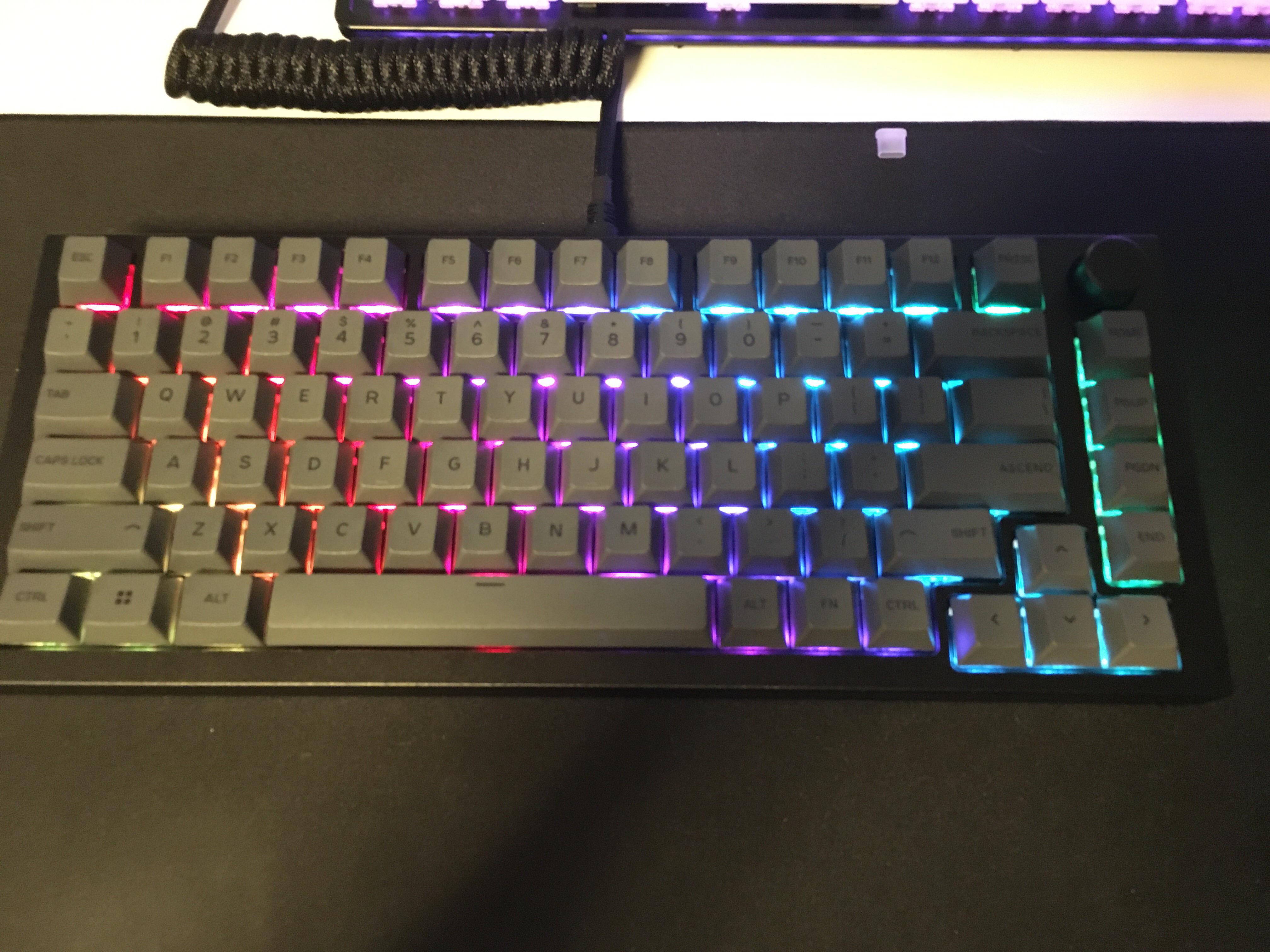 My first custom keyboard! GMMK Pro black slate with gateron reds lubed