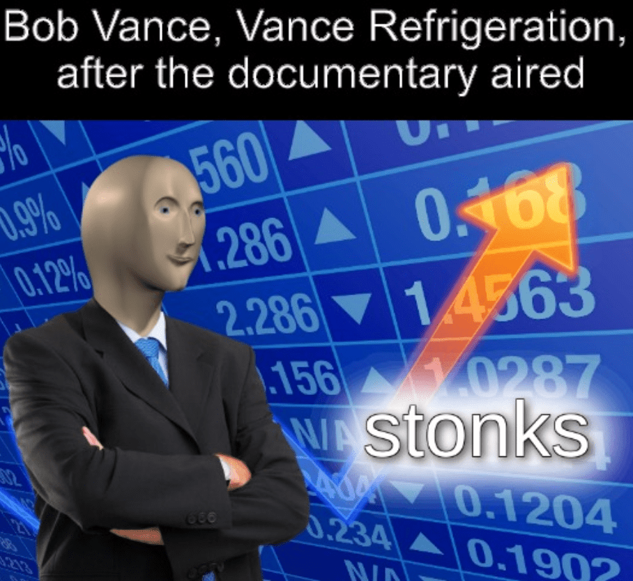 BoB vAnCe, VaNcE ReFrIgErAtIoN r/DunderMifflin