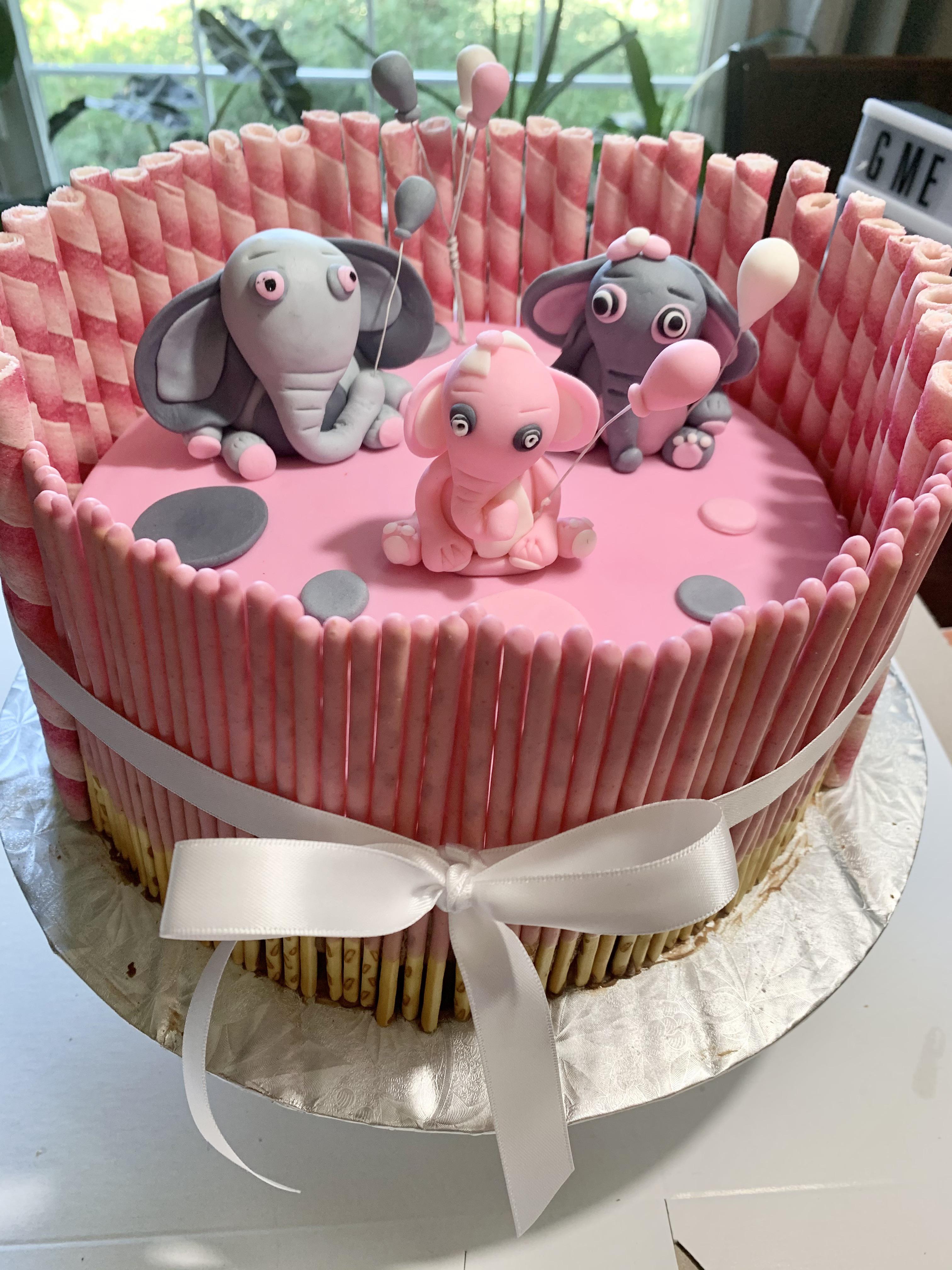[Homemade] Baby shower cake r/food