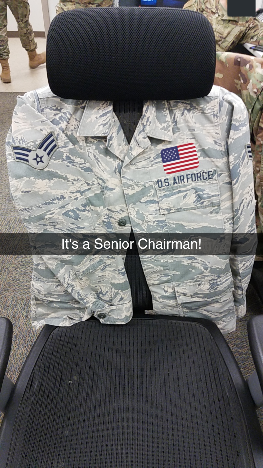 Is this why we're called the Chair Force? r/AirForce