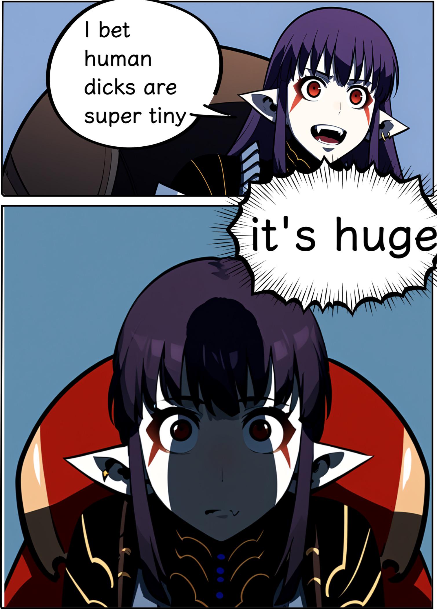 Esil underestimates humans (repost) : Solo_Leveling_Hentai