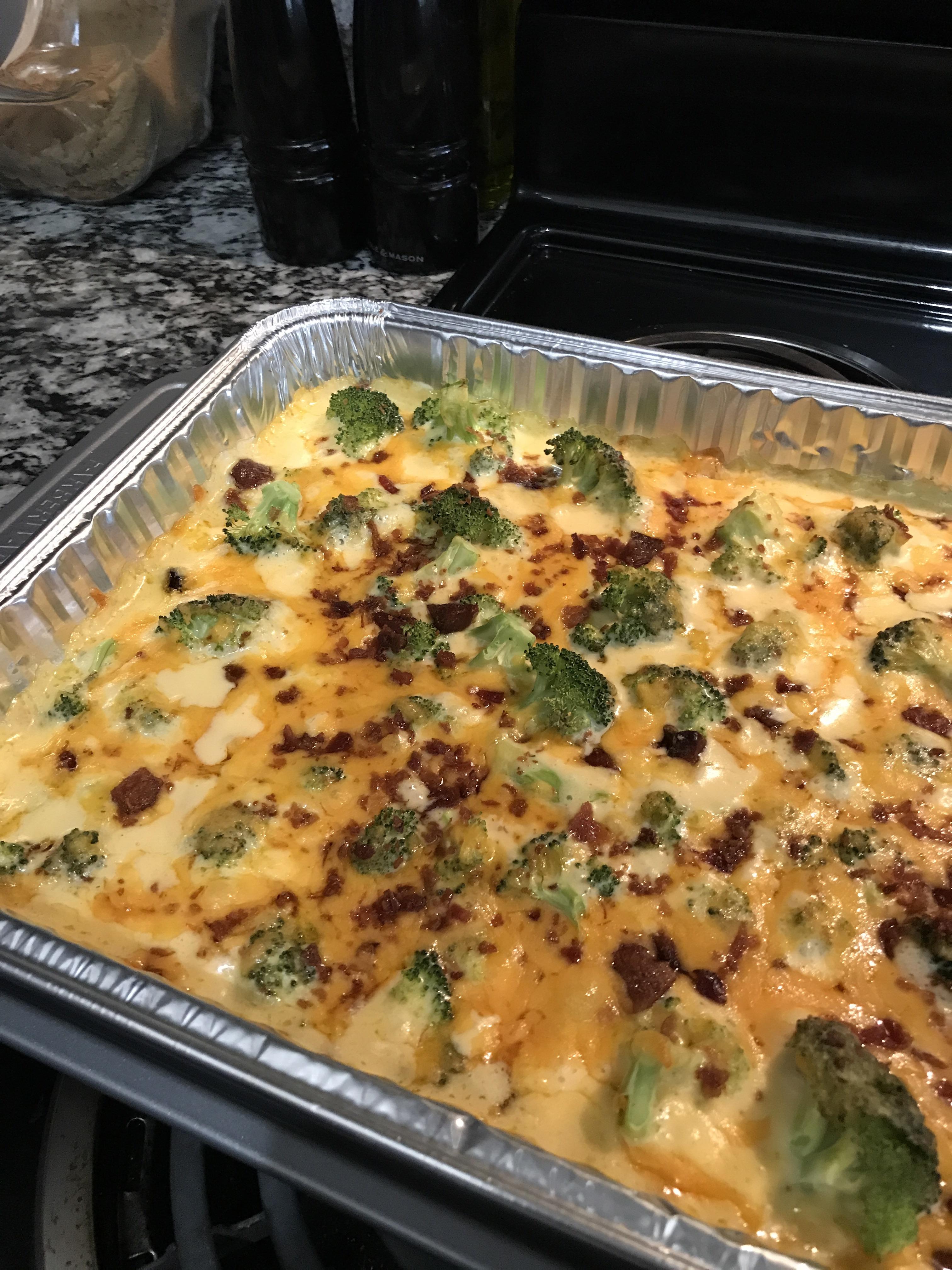 Keto Inspired Chicken & Broccoli Casserole r/ketorecipes