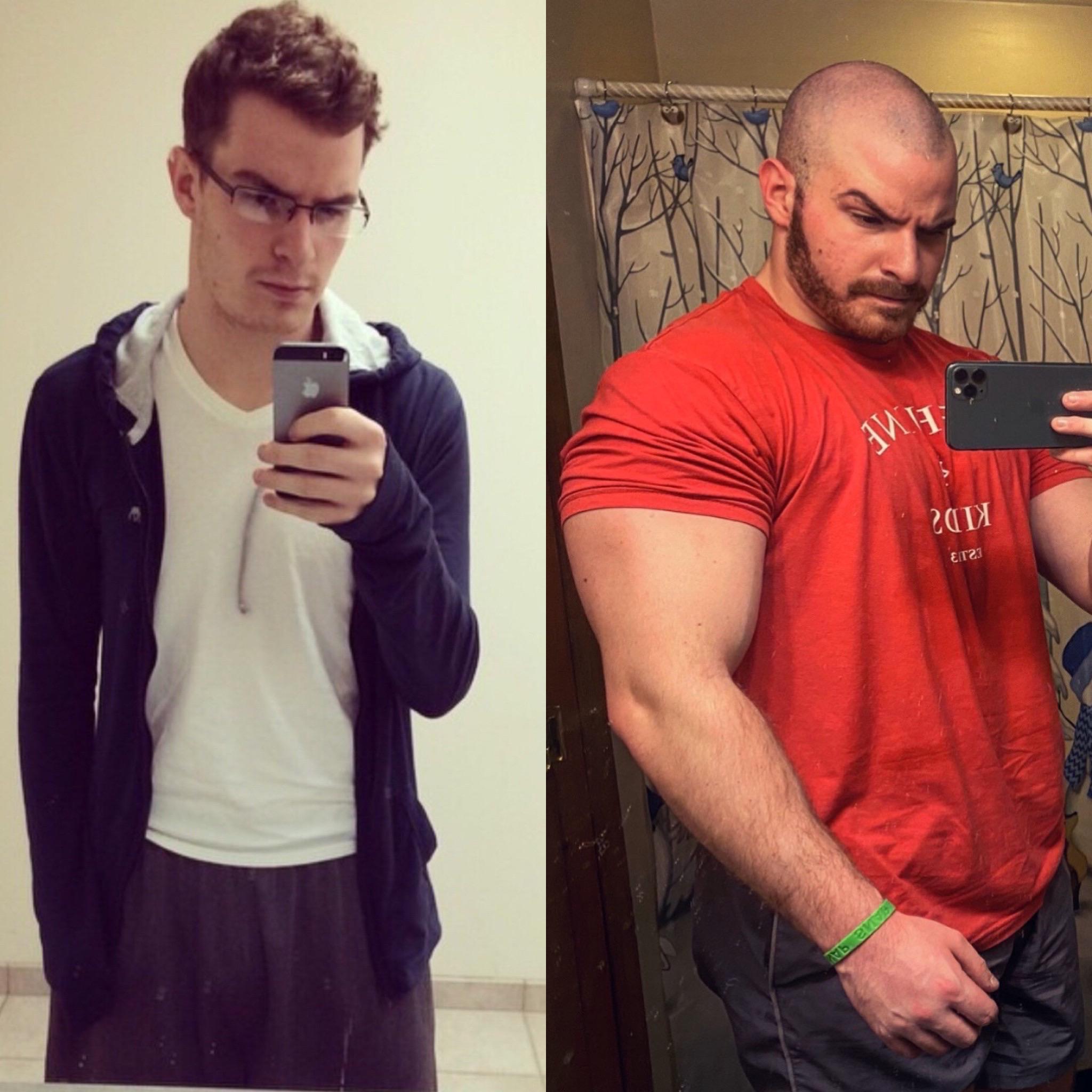 M/23/5’11” [150lbs to 220lbs] (5 years) Wanted to pack on as much