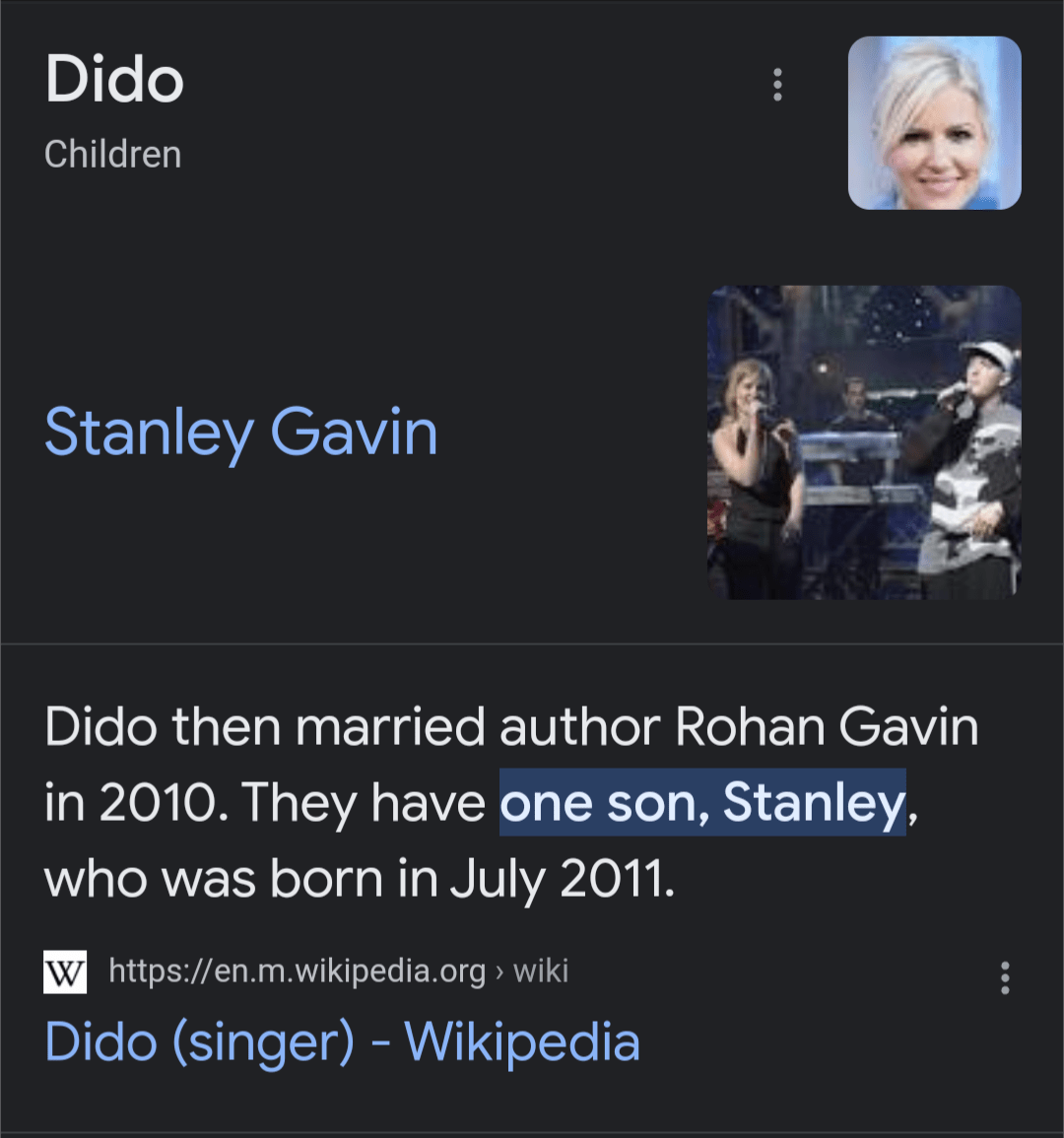 Dido really named her son Stanley 😂 r/Eminem