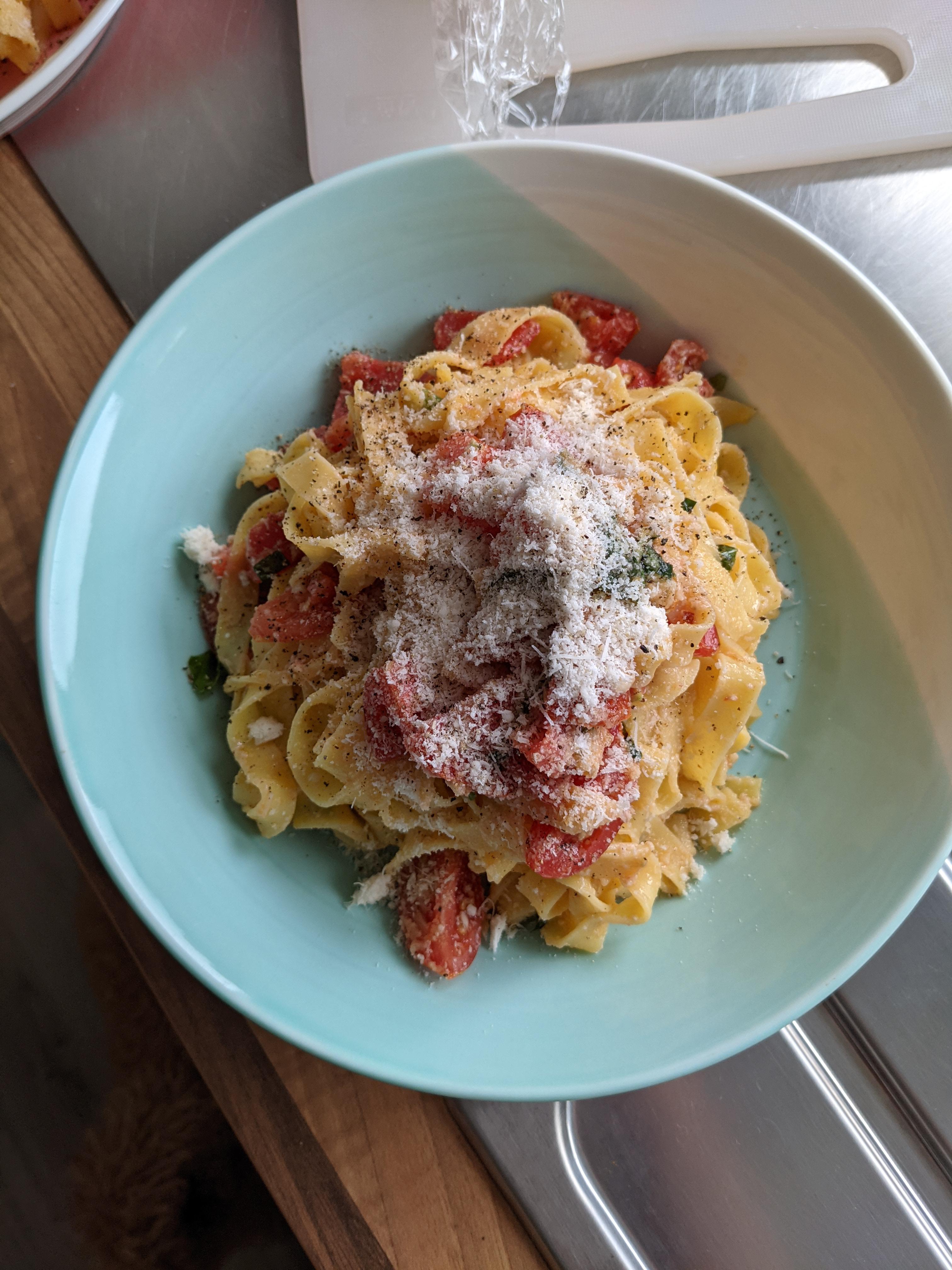 Barefoot Contessa's summer garden pasta r/vegetarian
