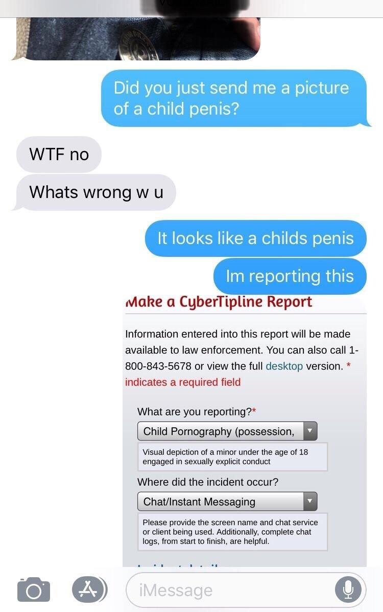 WCGW if I send someone an unsolicited dick pic : Whatcouldgowrong