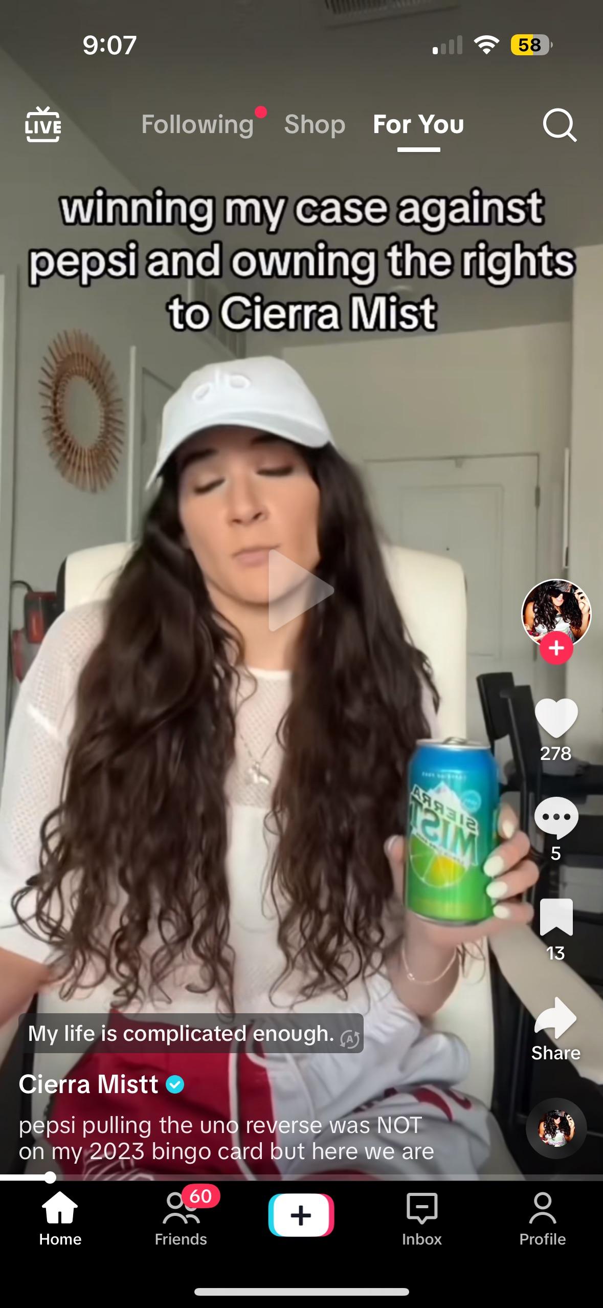 Cierra mist is once again claiming she’s the reason Sierra Mist changed to starry 🤣 : tiktokgossip