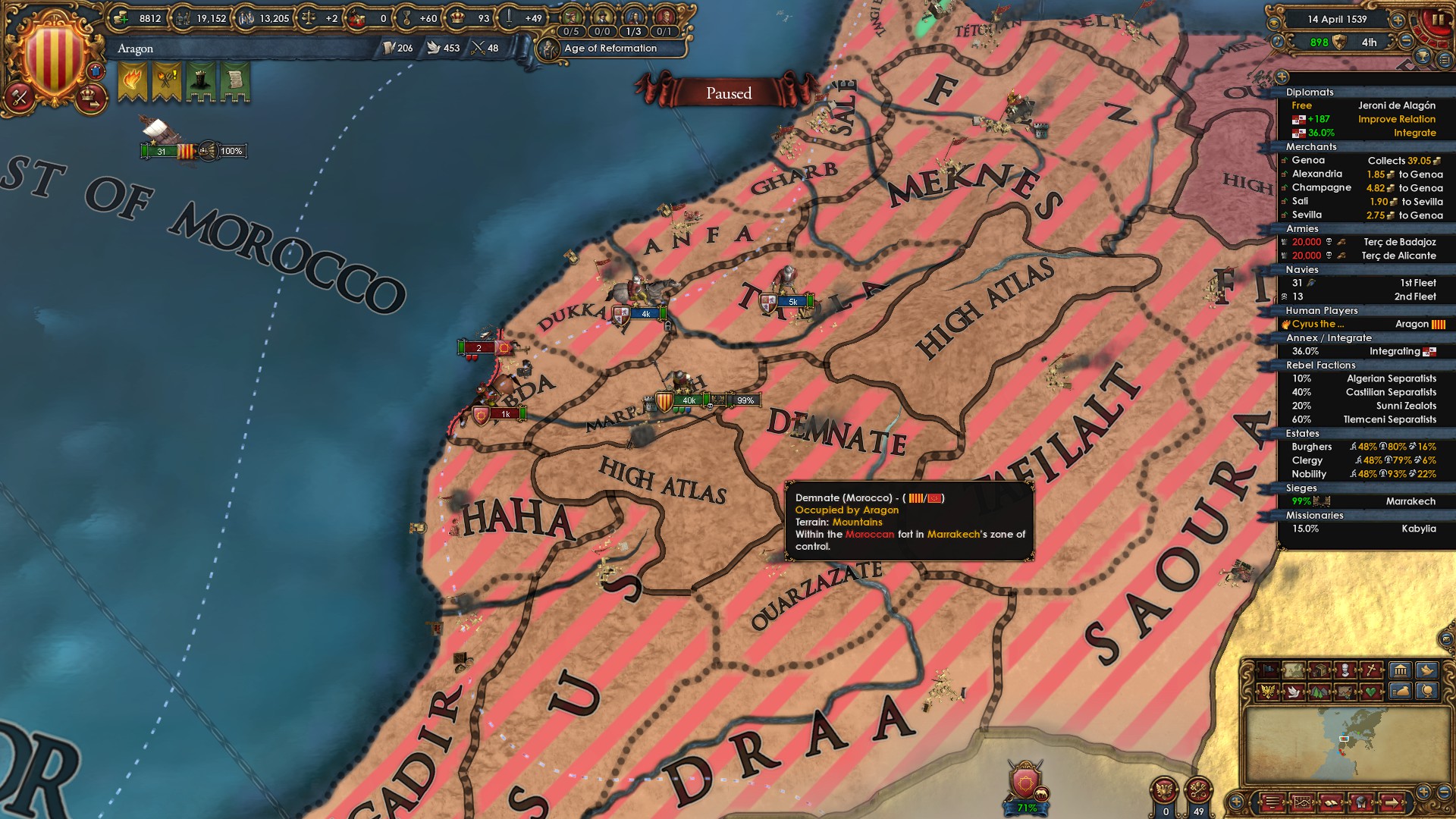 Marrakech or as they call it in Greece the second Corfu r/eu4