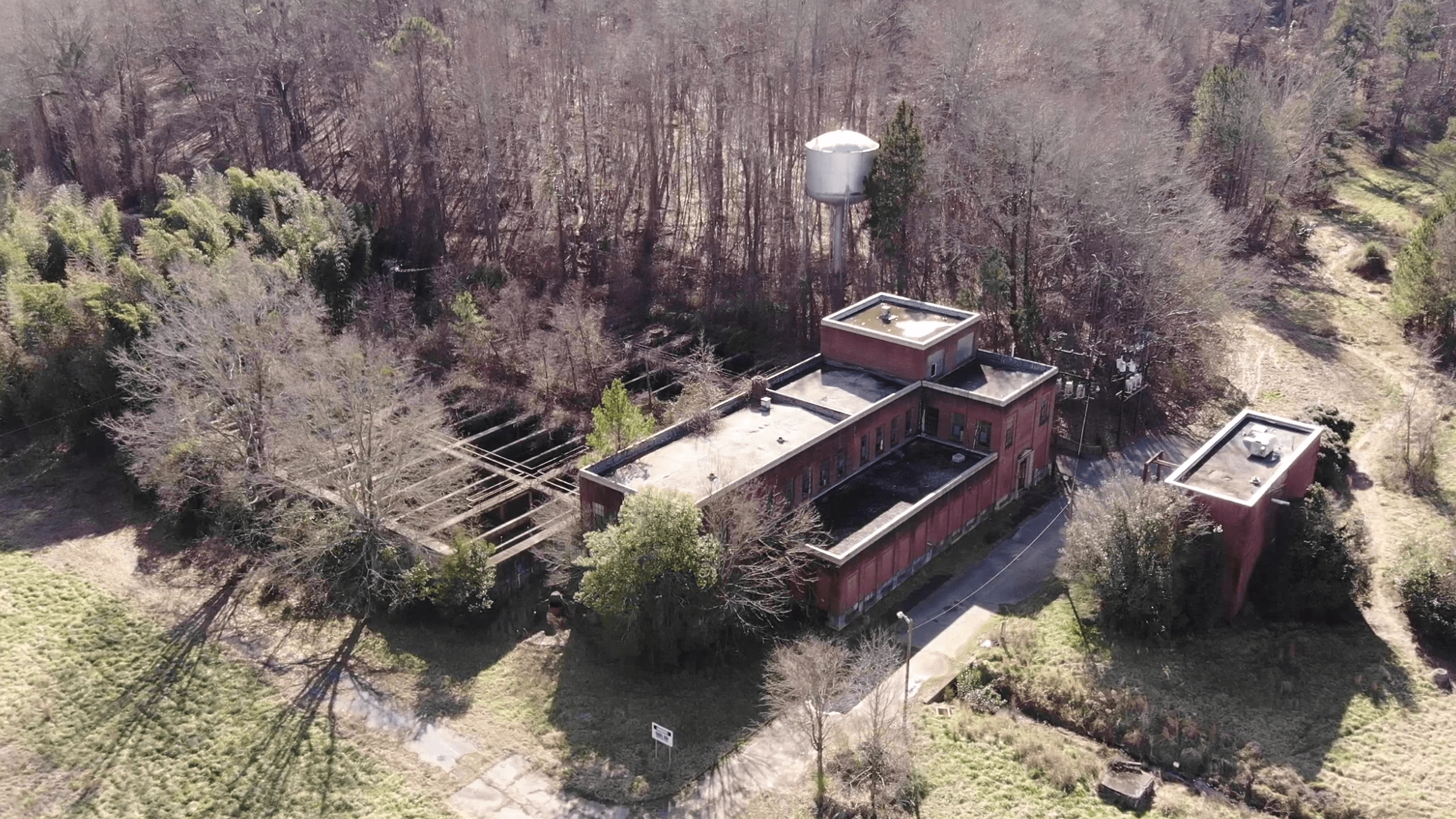 Water treatment plant abandoned for 25 years. Short video in comments
