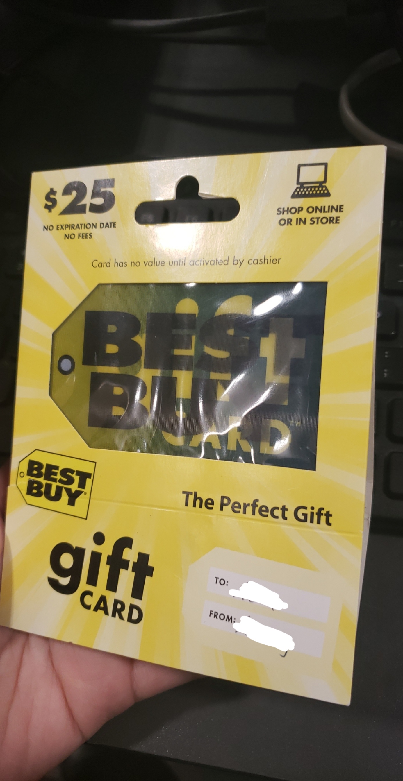 I've seen lots of these old gift cards, but I got one today in original