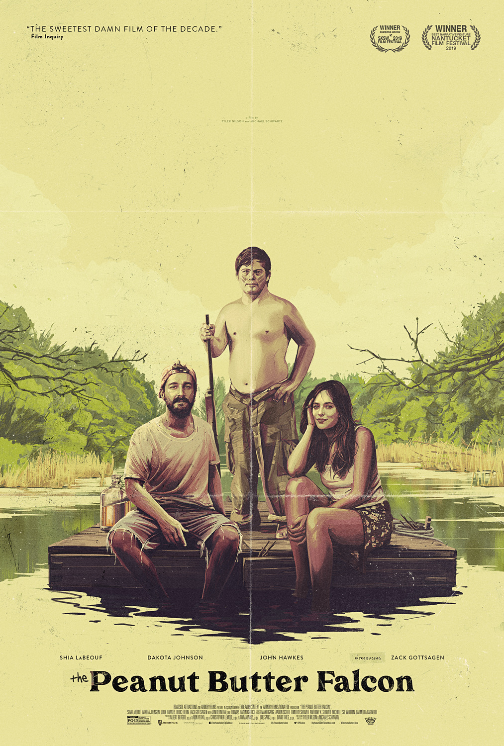 New Poster for AdventureDrama 'The Peanut Butter Falcon' Starring