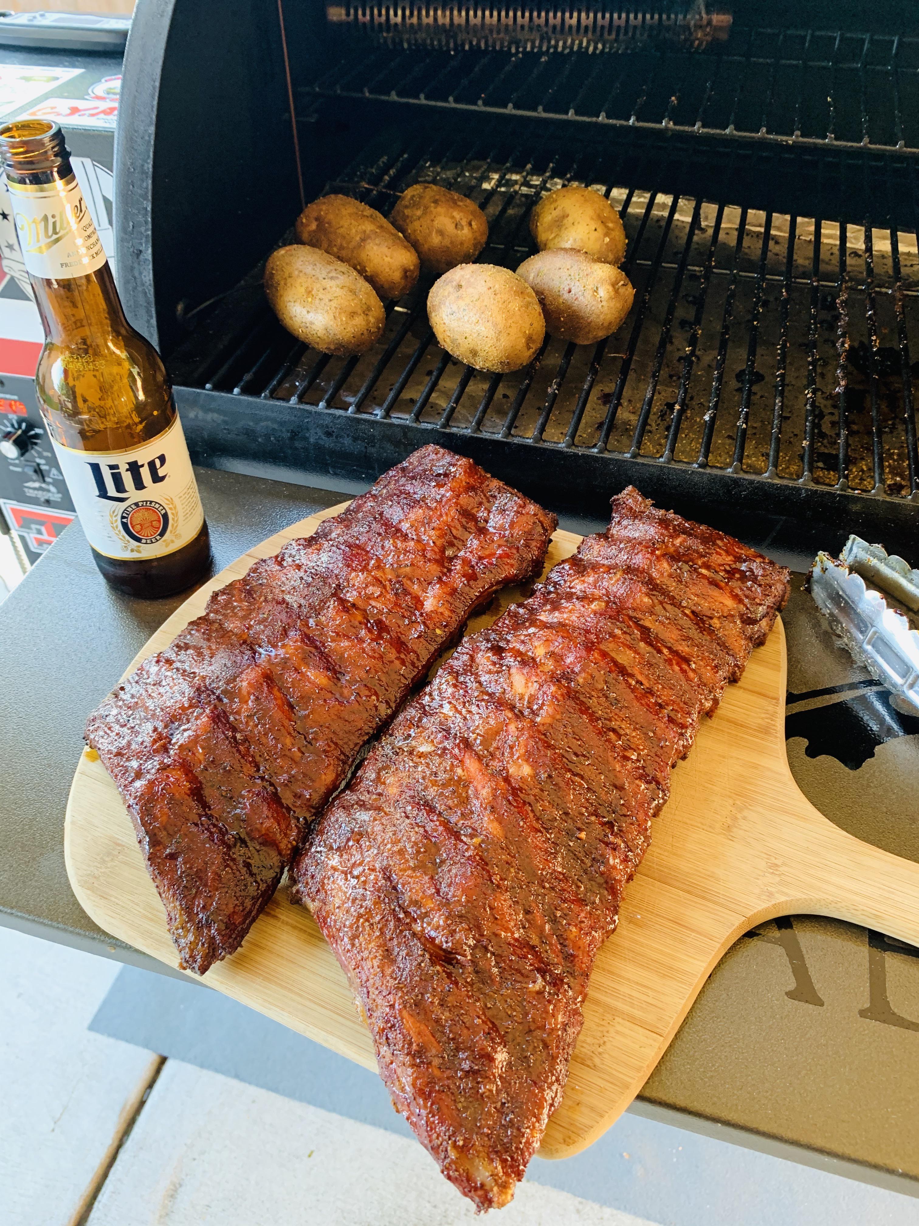 First try at No Wrap baby back ribs. Won’t go back to 321 anytime