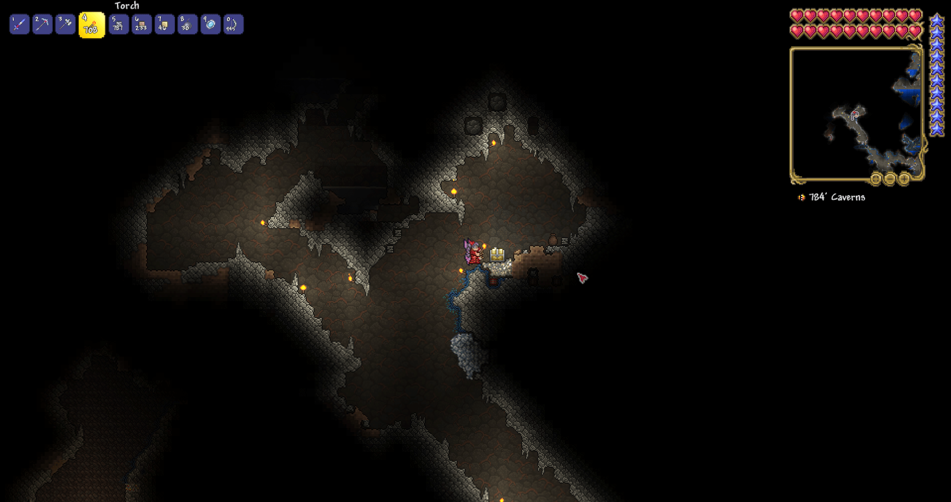 Guys I'm not sure, but I think this chest is trapped r/Terraria