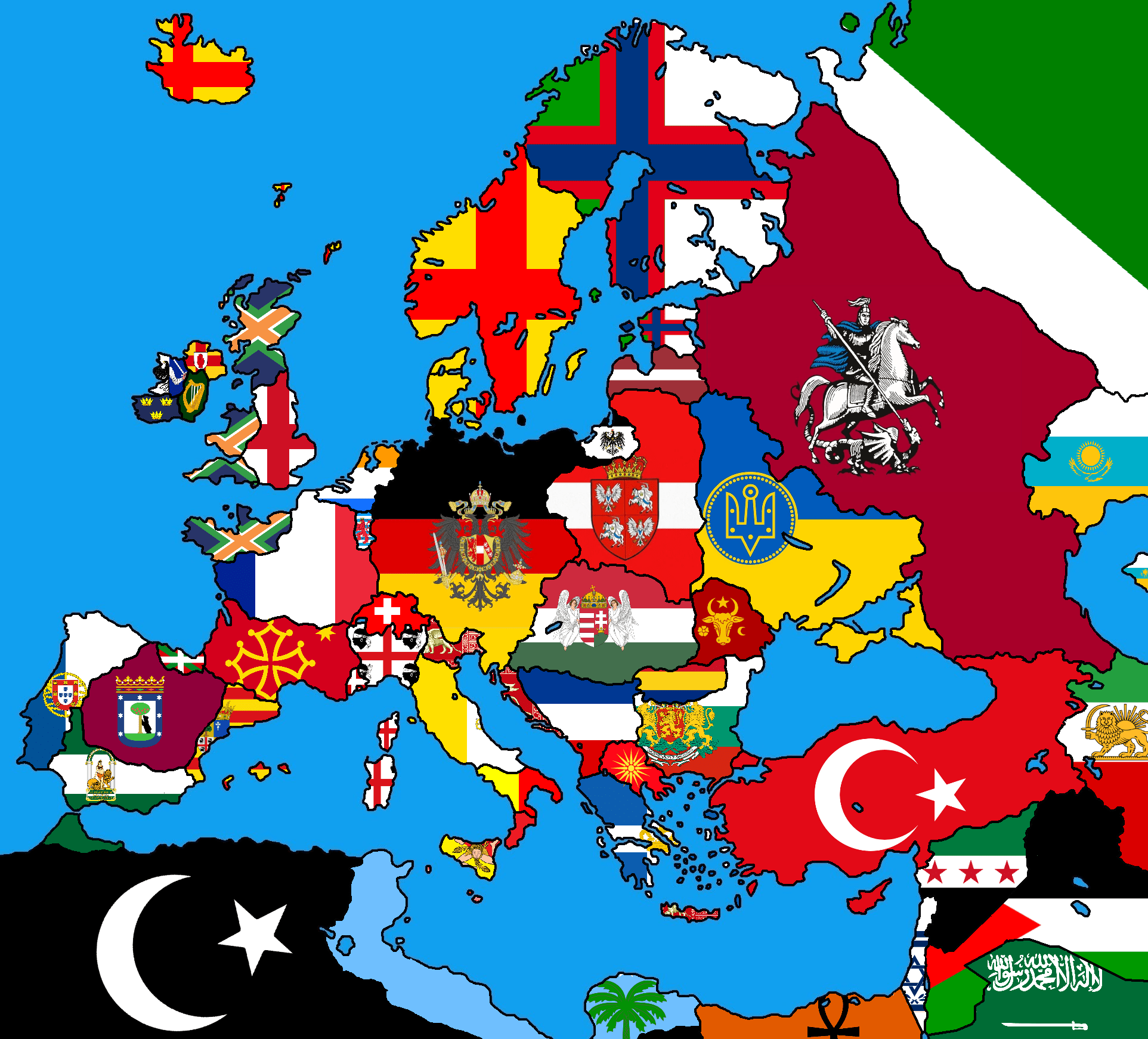 A Alternate Old Map of Europe YouTube