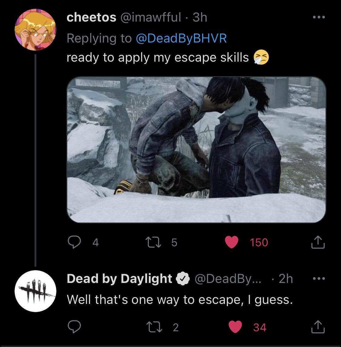 Oh my god deadbydaylight