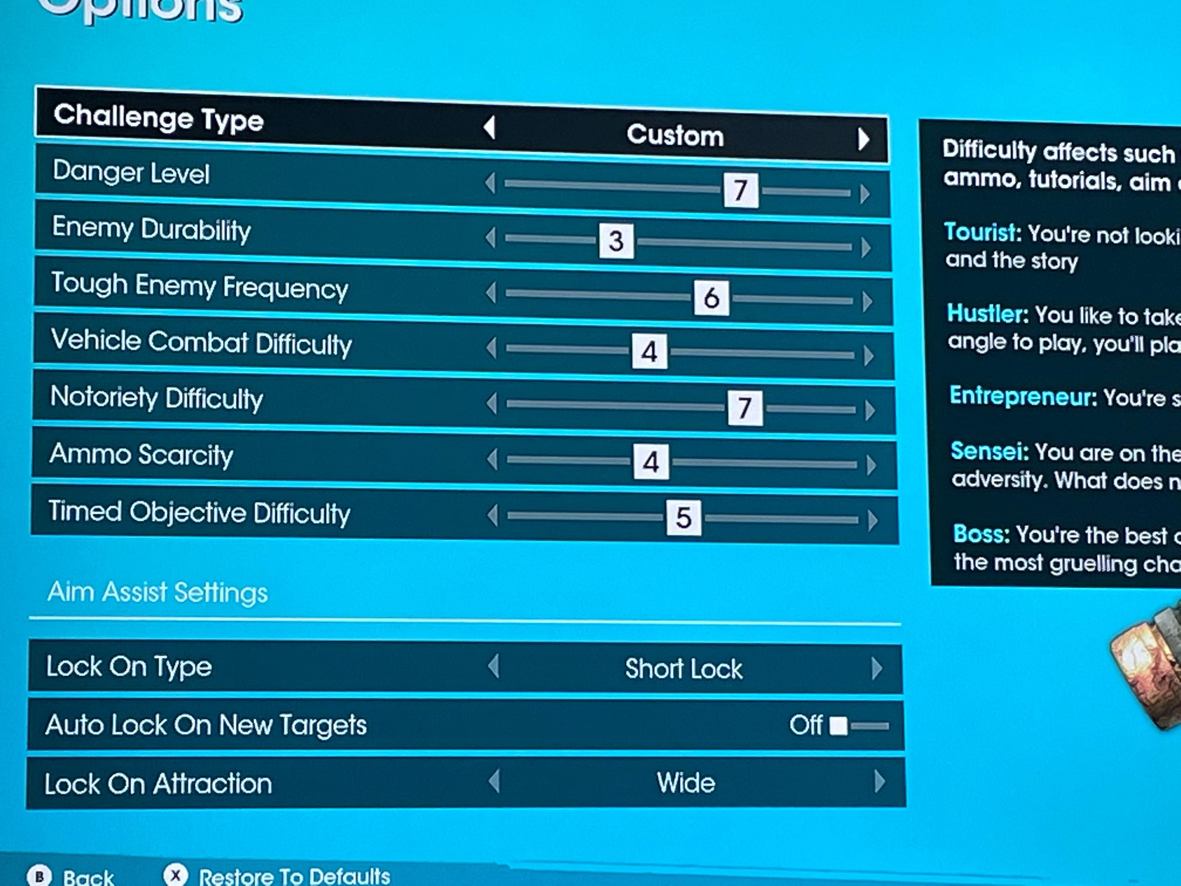 My custom difficulty settings to “fix” the shooting : r/SaintsRow