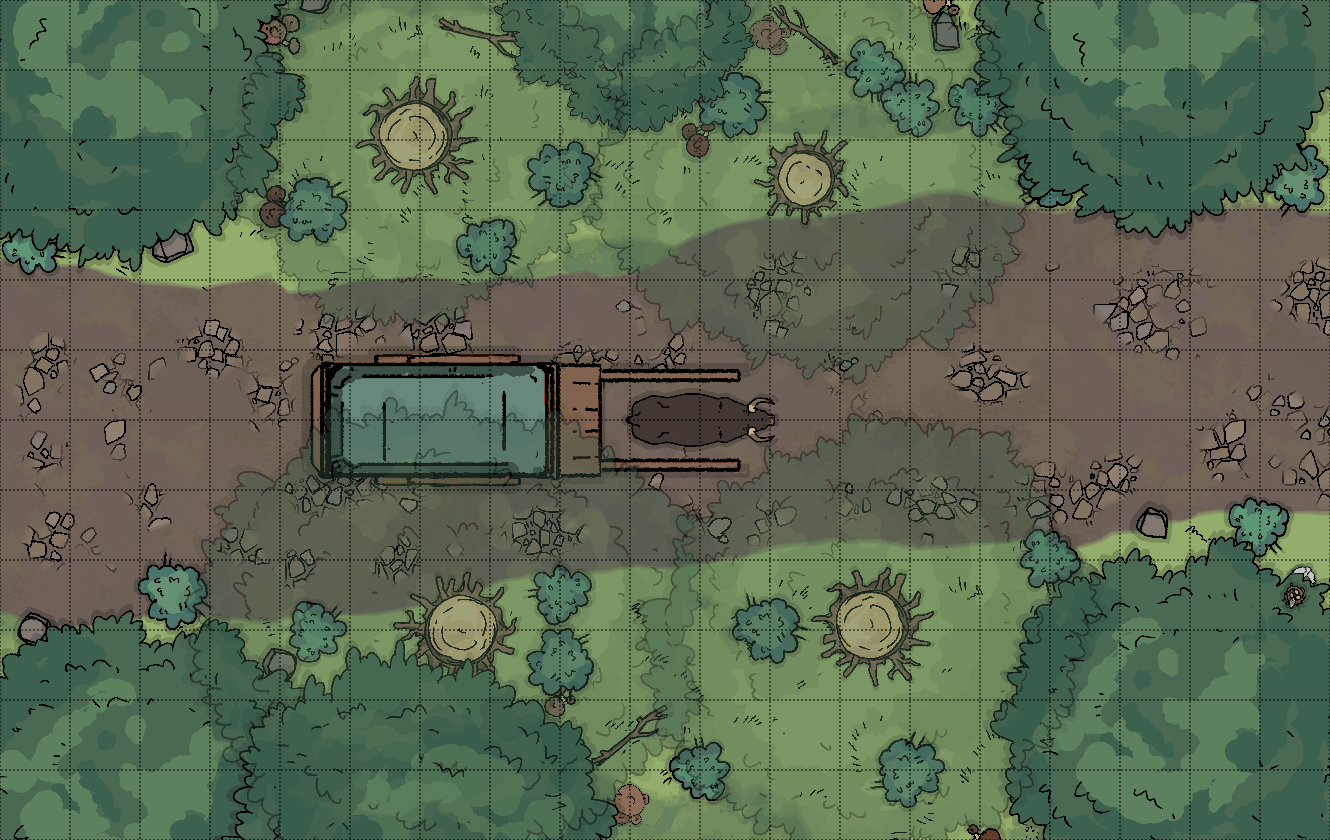 Wagon Ambush [19x12] r/dungeondraft