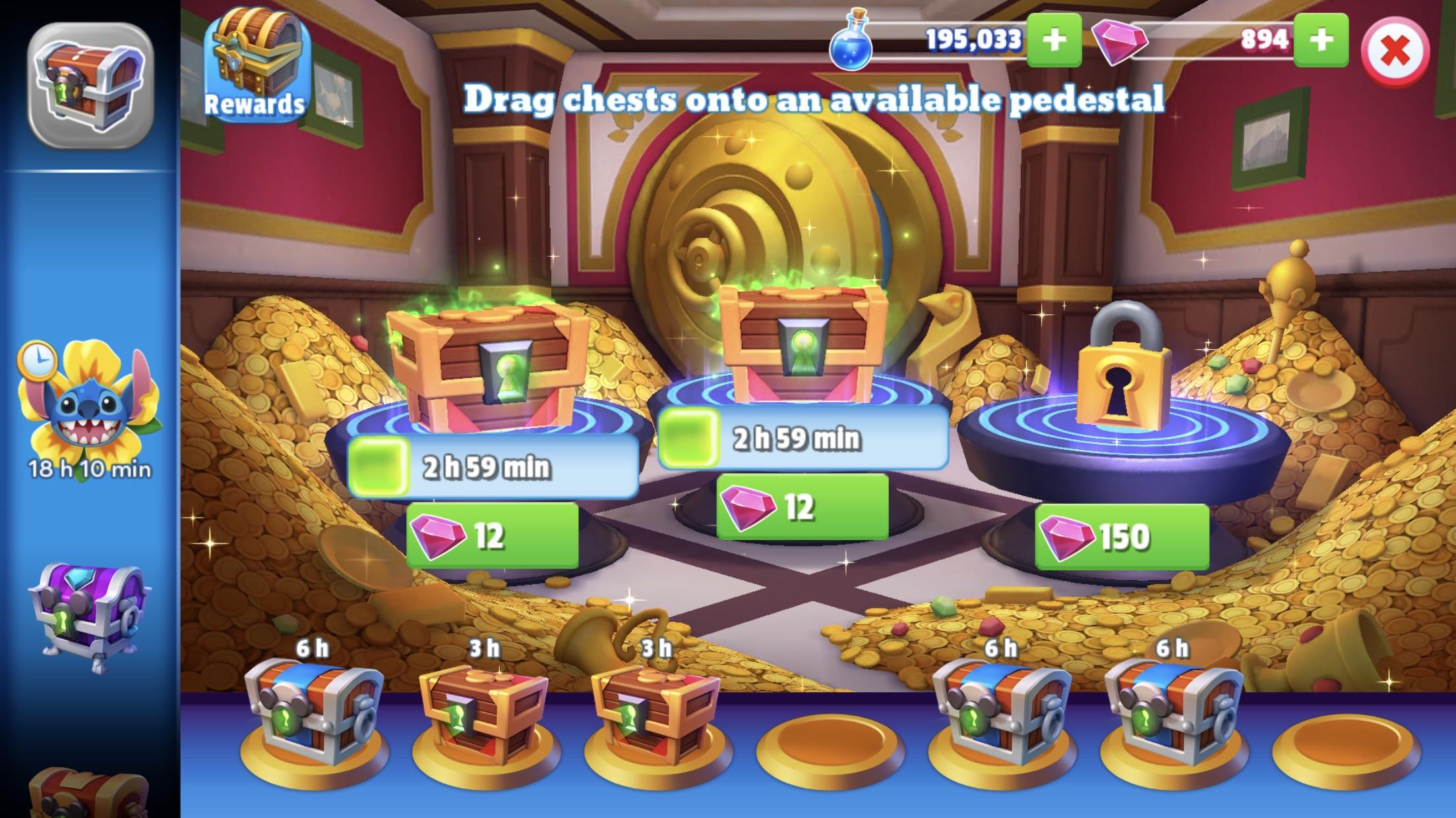 If I open the extra chest slot, will chests appear faster in the