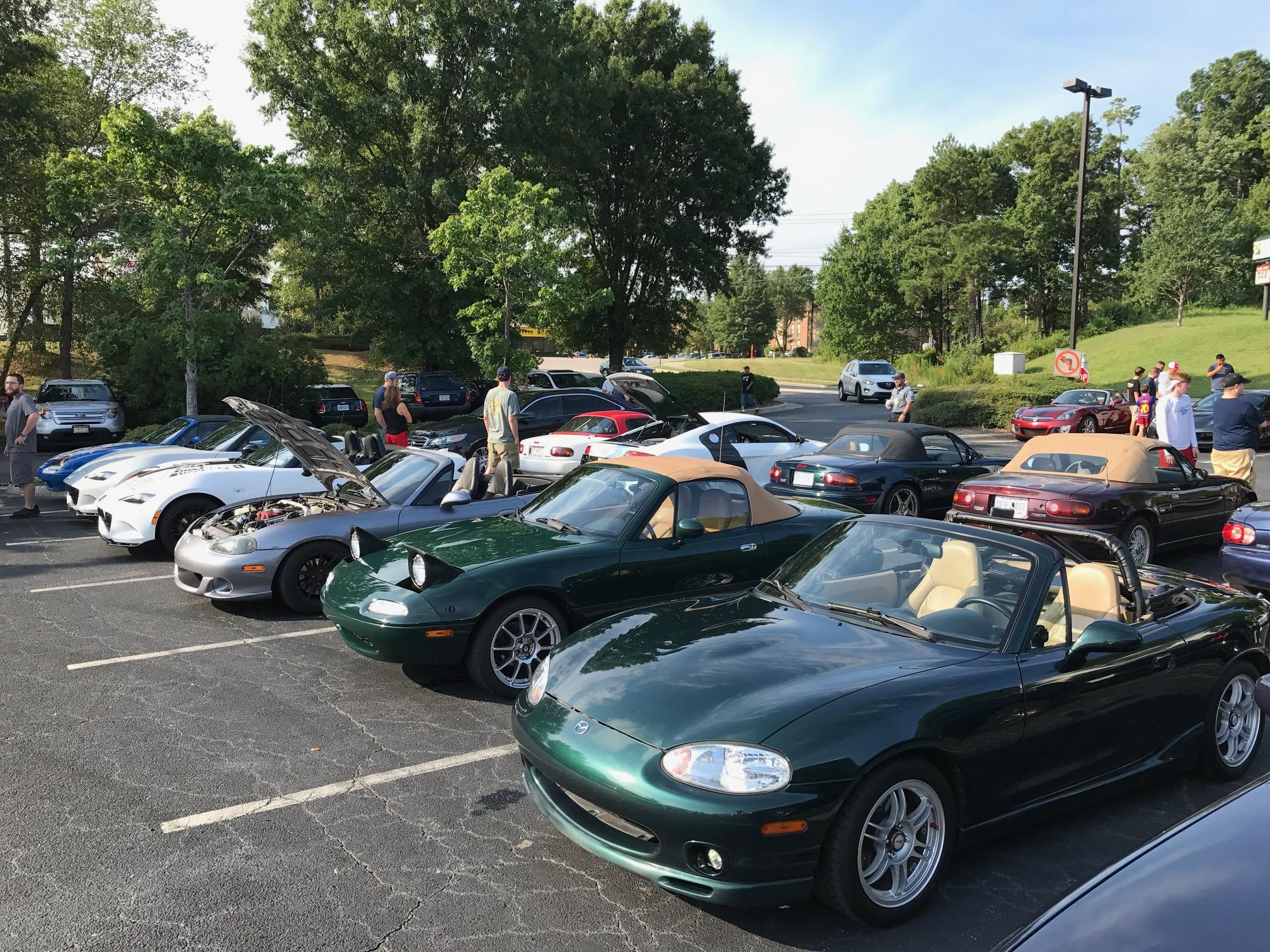 Cars and Coffee, Morrisville NC, 8/5/2017 r/Miata