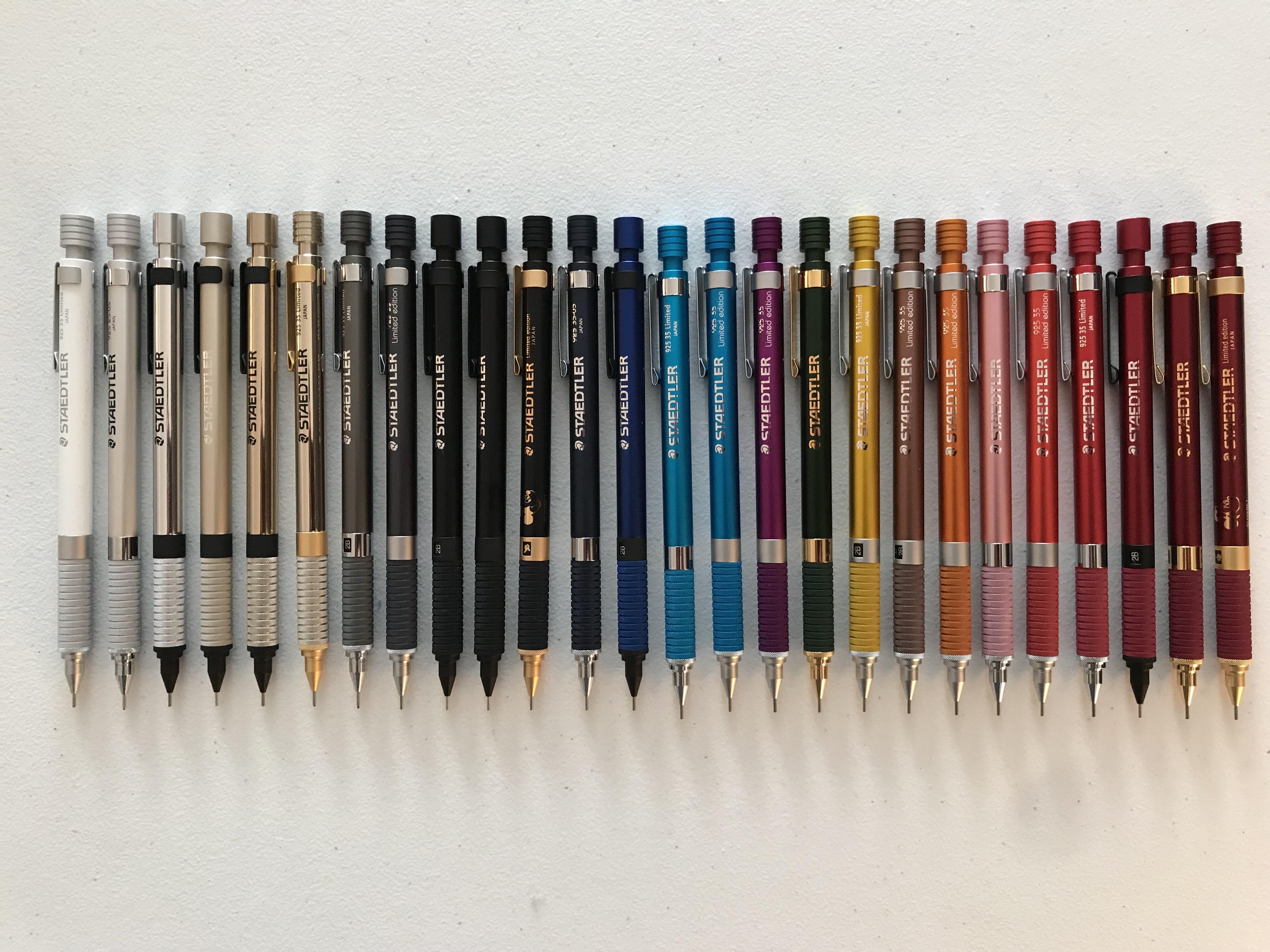 Staedtler 925 standards and limited editions r/mechanicalpencils