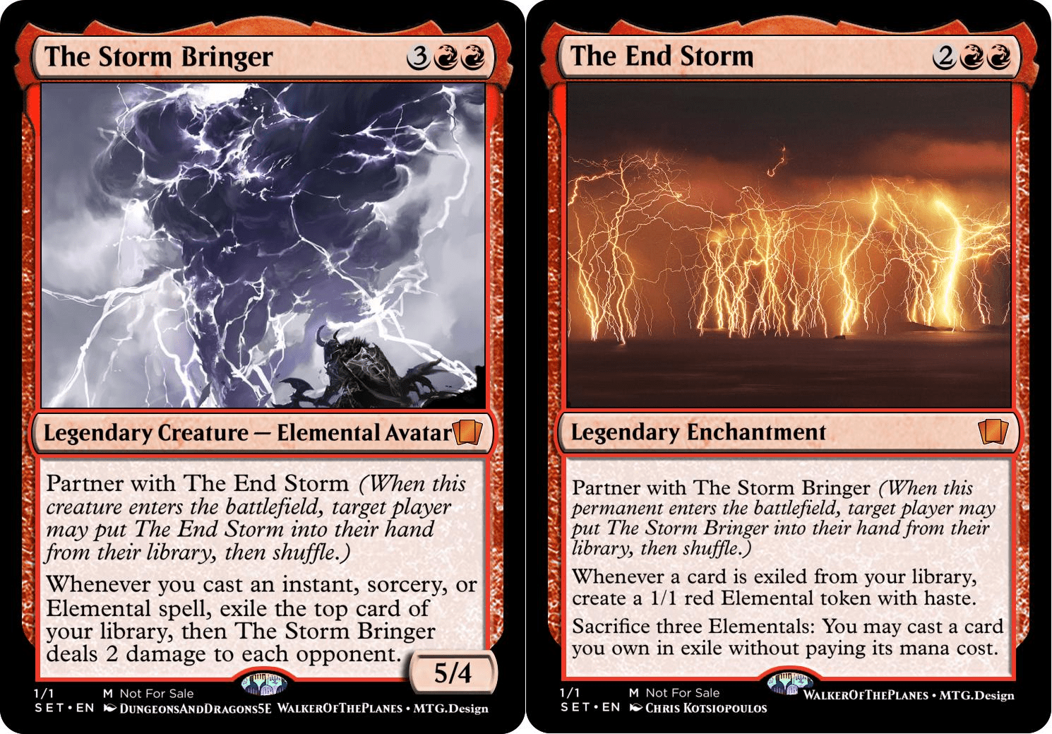 A new direction for Partner effects in Commander custommagic