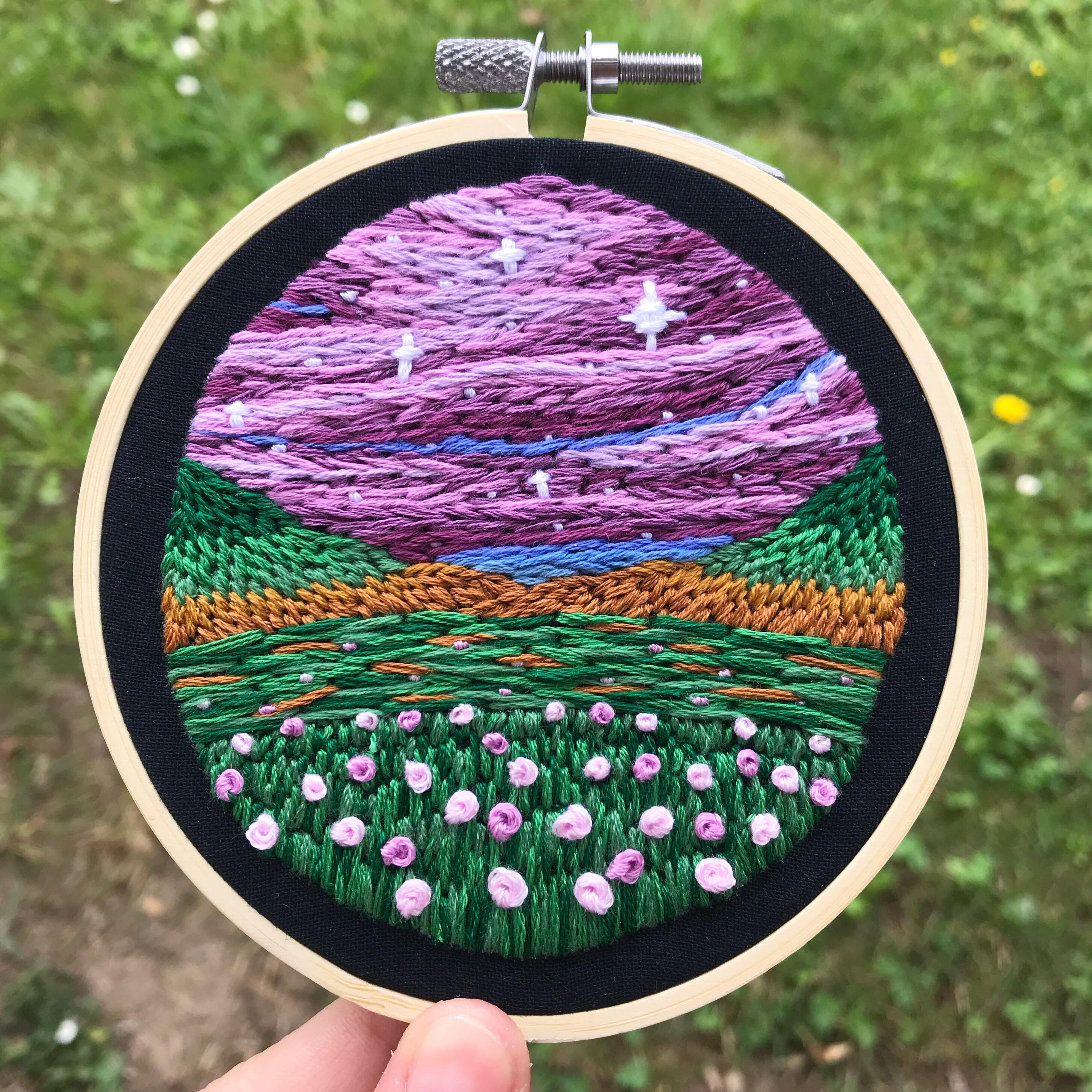 Custom Landscape Embroidery r/Embroidery