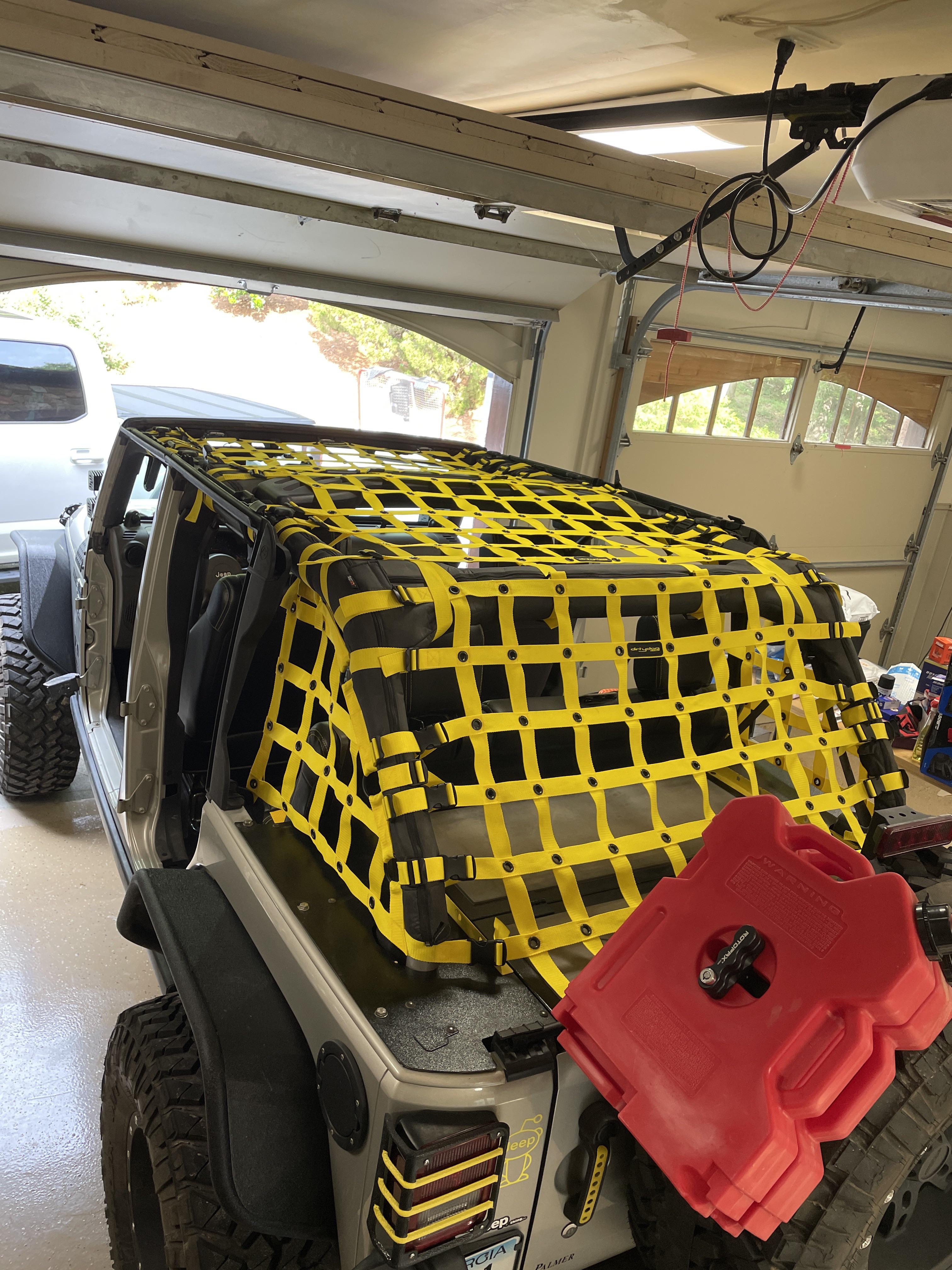 Full dirty dog cargo net installed! r/Jeep