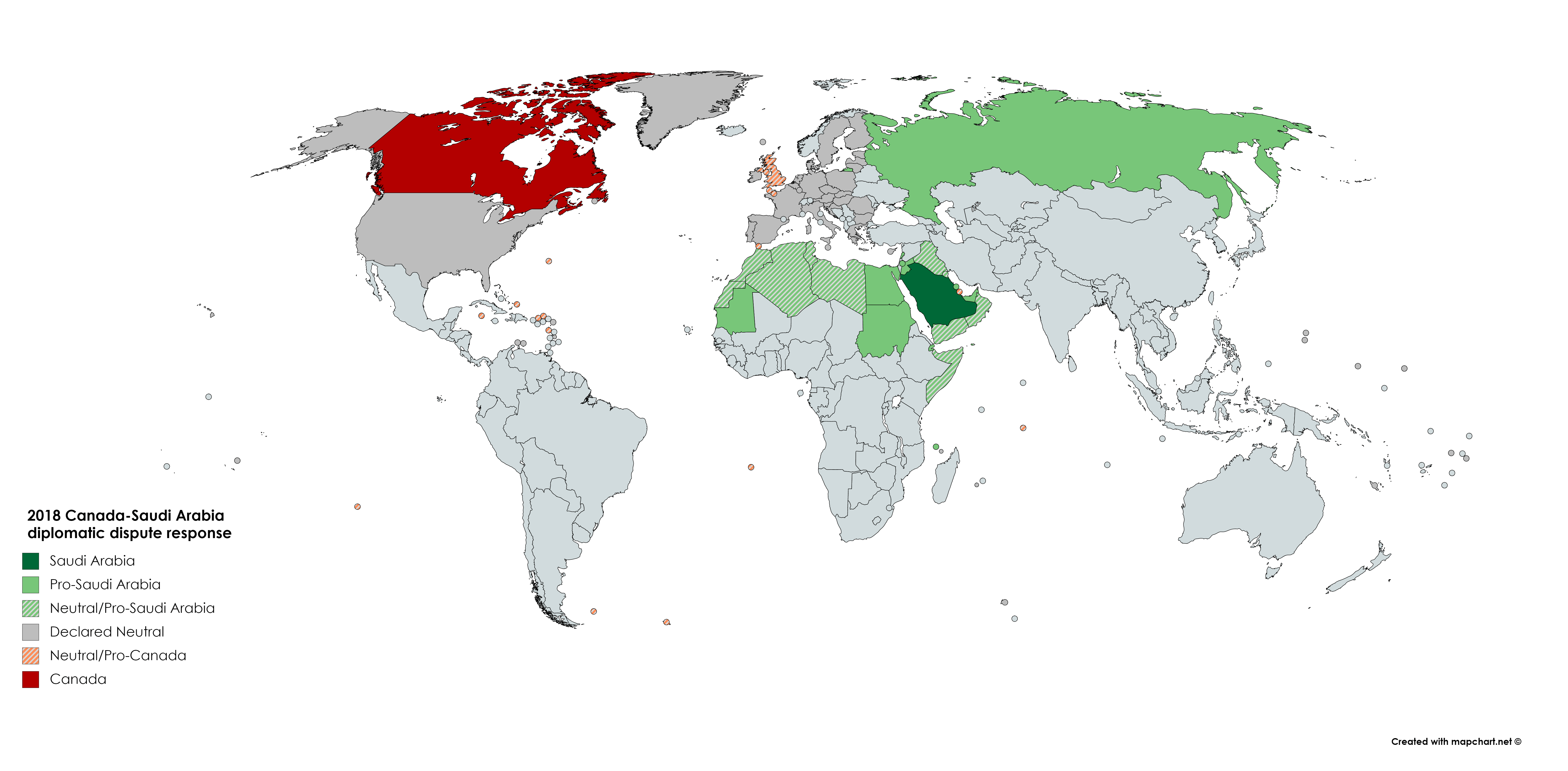 Response to the 2018 CanadaSaudi Arabia diplomatic dispute. [6300x3095