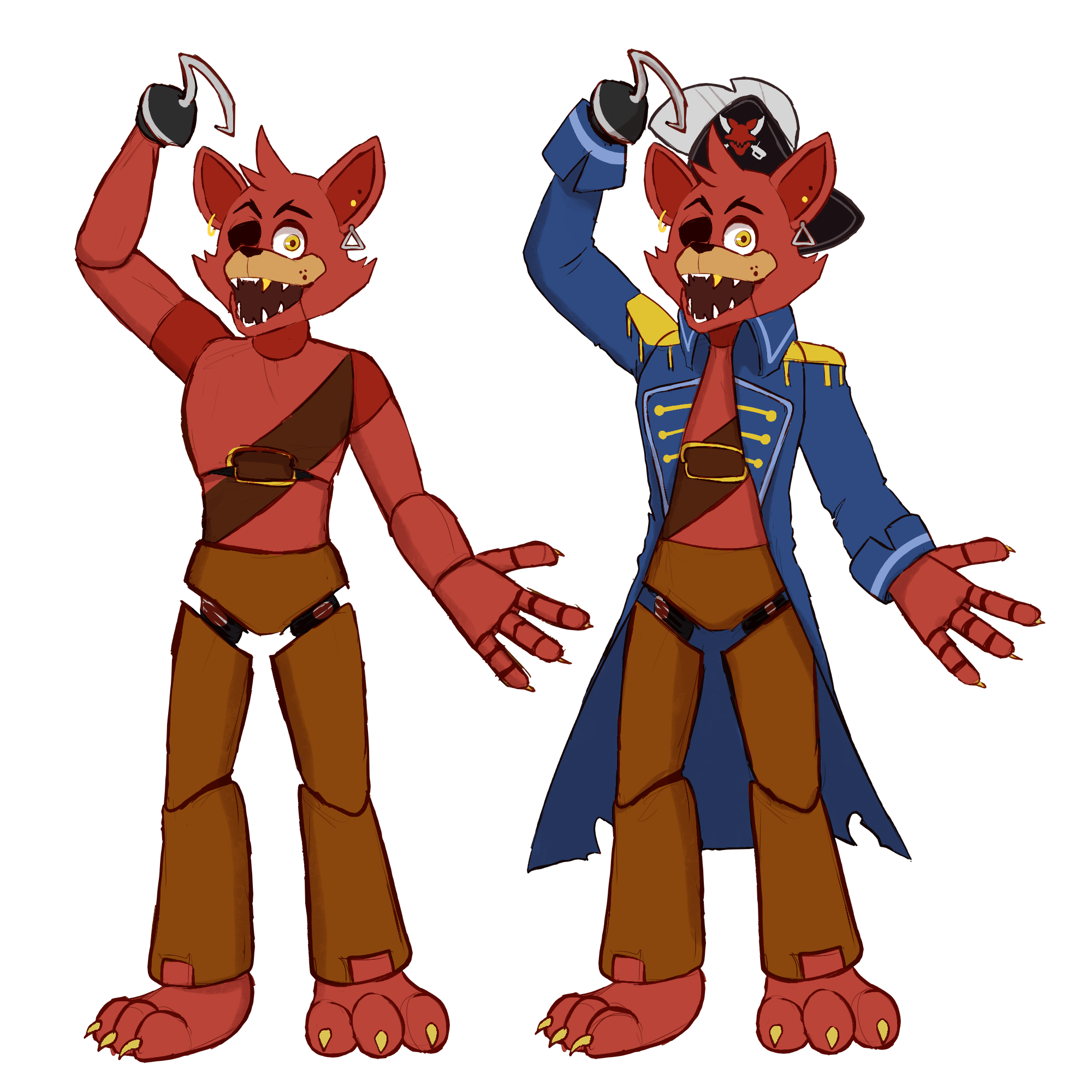 Kids Cove themed animatronic Foxy design! r/fivenightsatfreddys