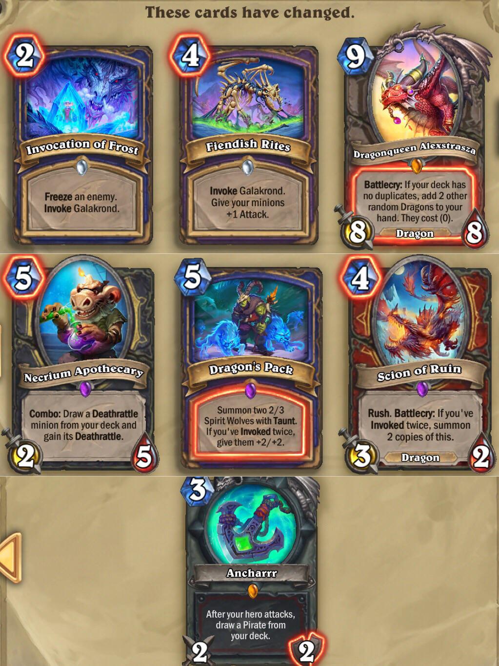 These cards have changed. r/hearthstone