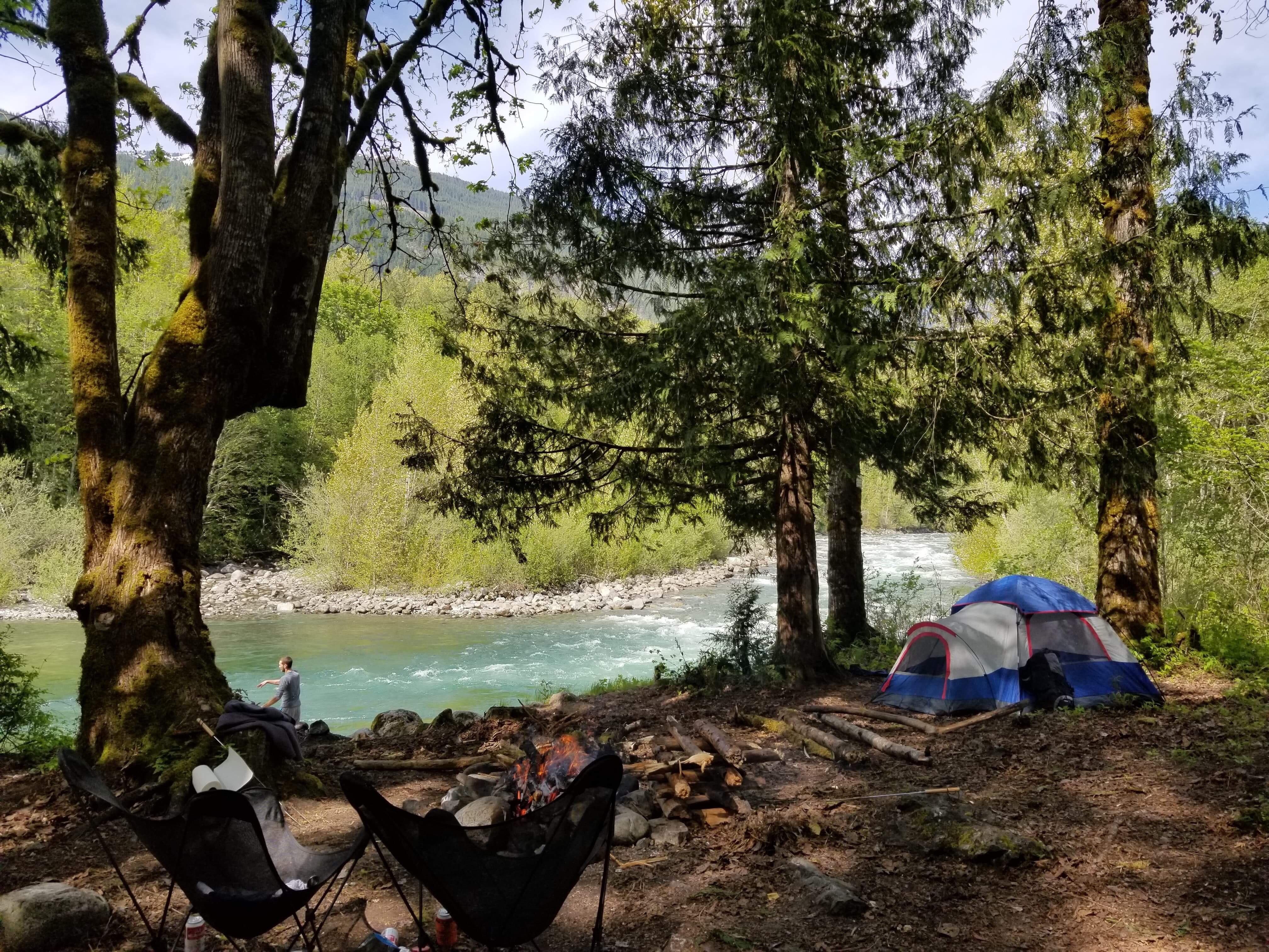 Went camping for the first time this year. It was magical! r
