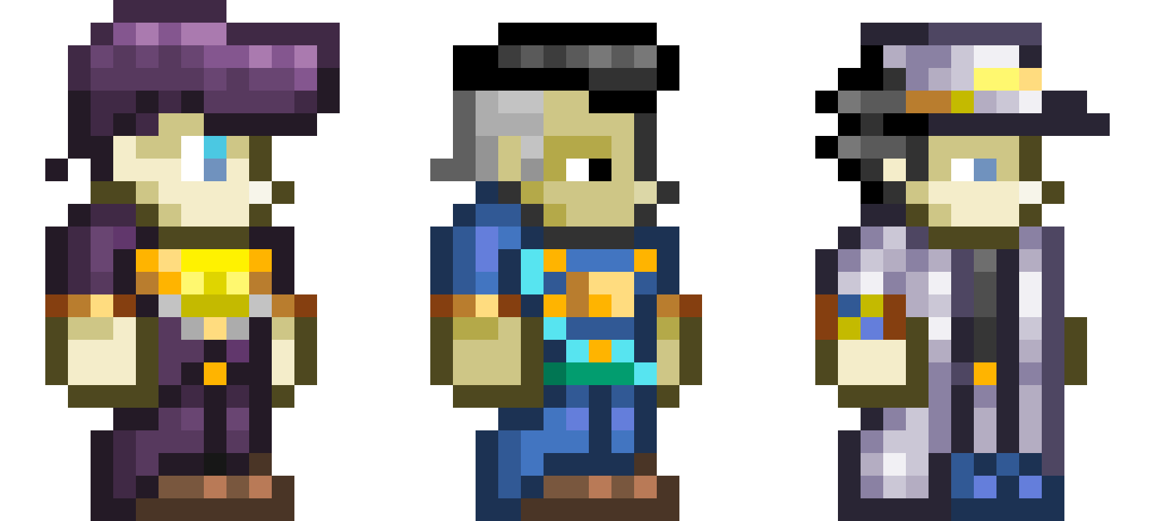 Josuke, Okuyasu & Jotaro Terraria r/Terraria