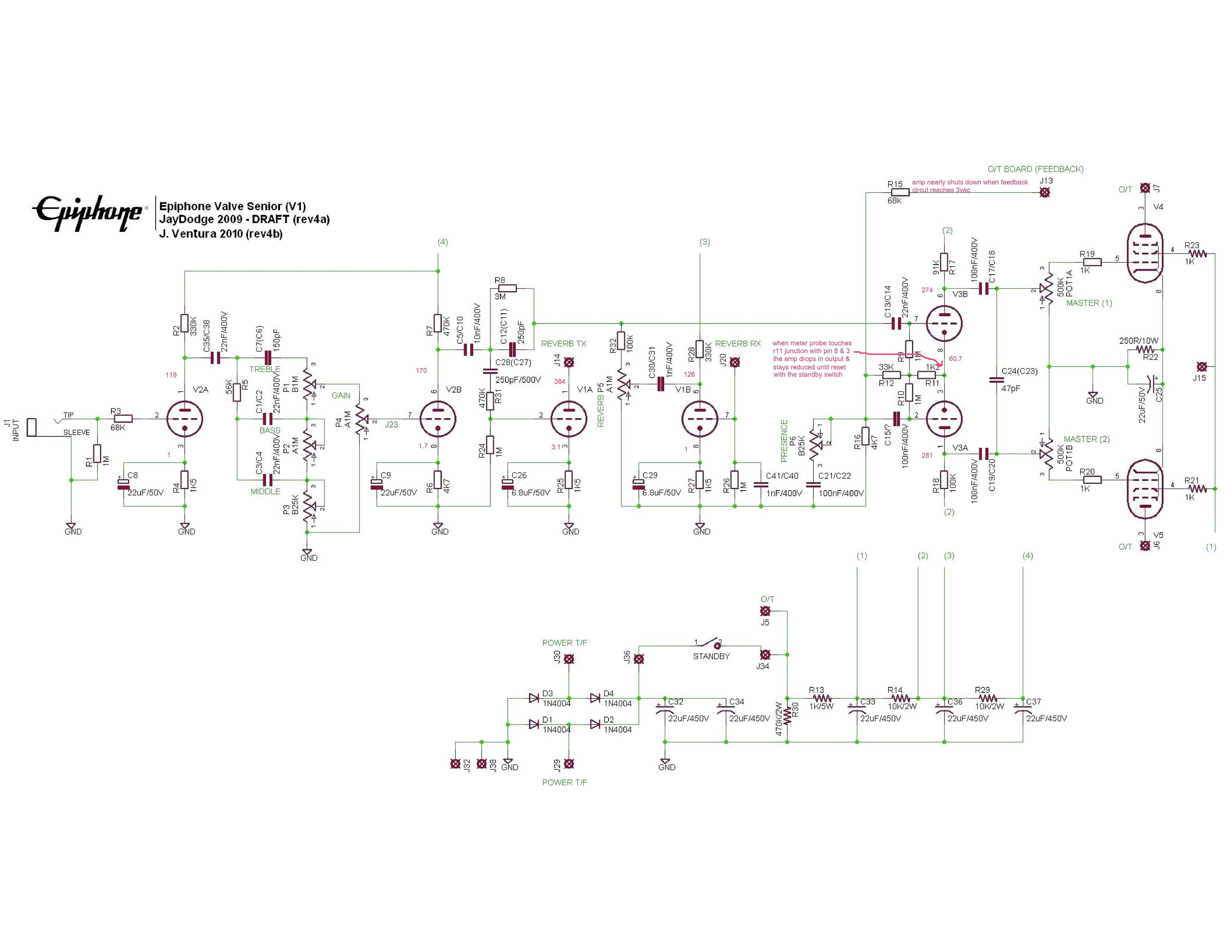 Epiphone valve senior schematic: is this correct? : r/GuitarAmps