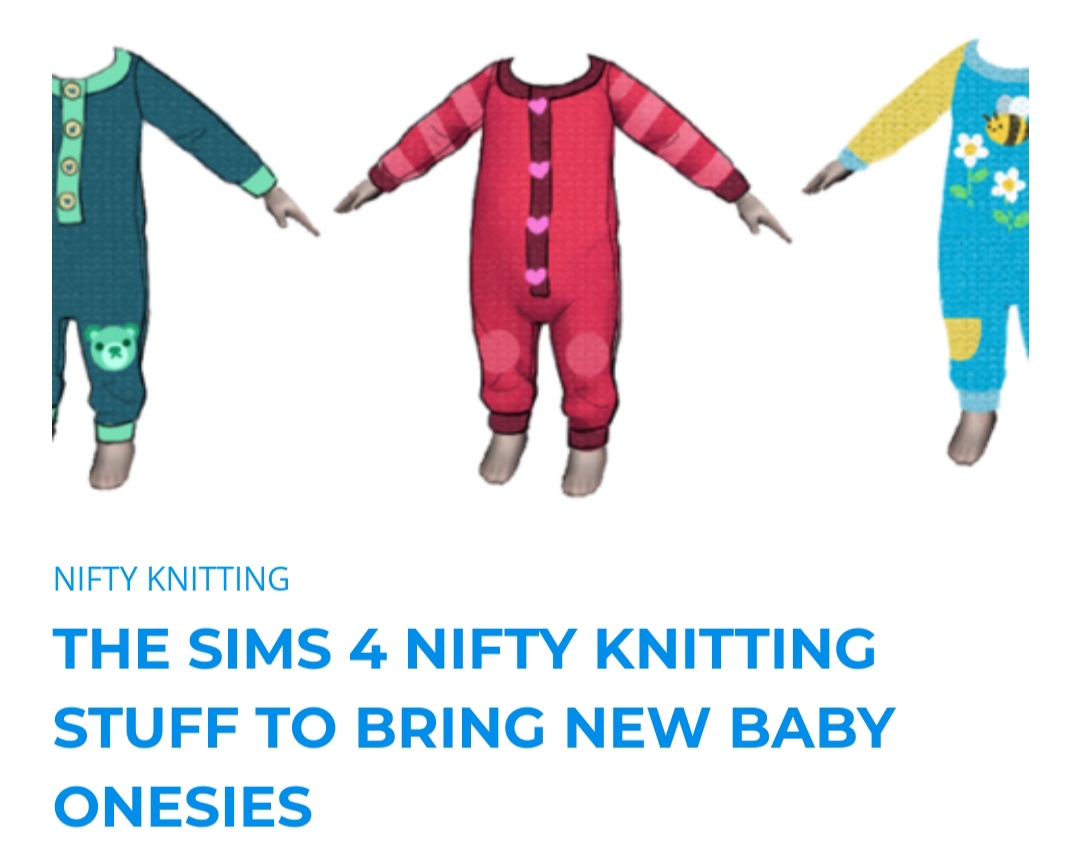 Will I be able to finish knitting before the baby grow up lol r/Sims4