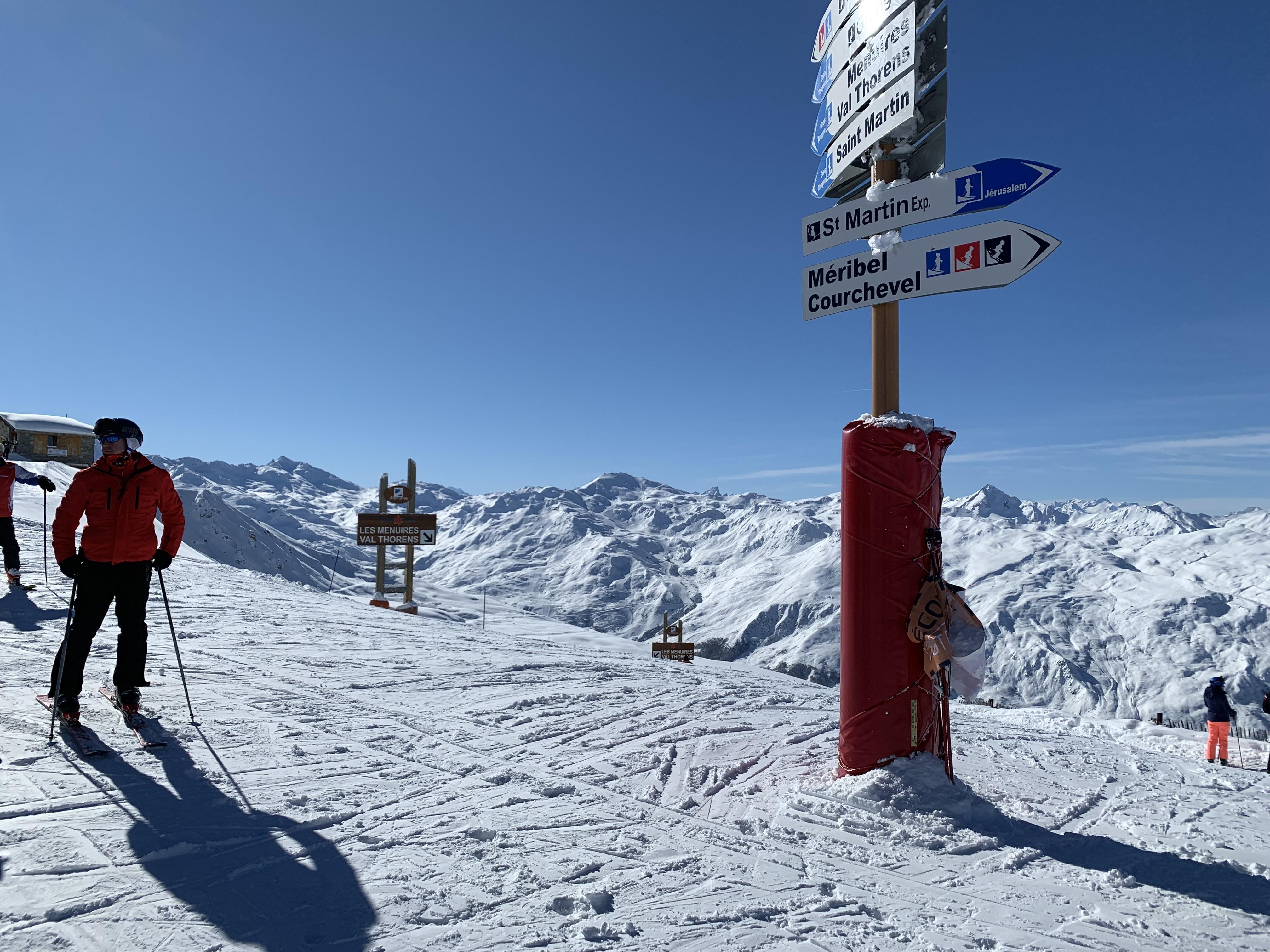 A blue sky day at the Three Valleys! r/skiing