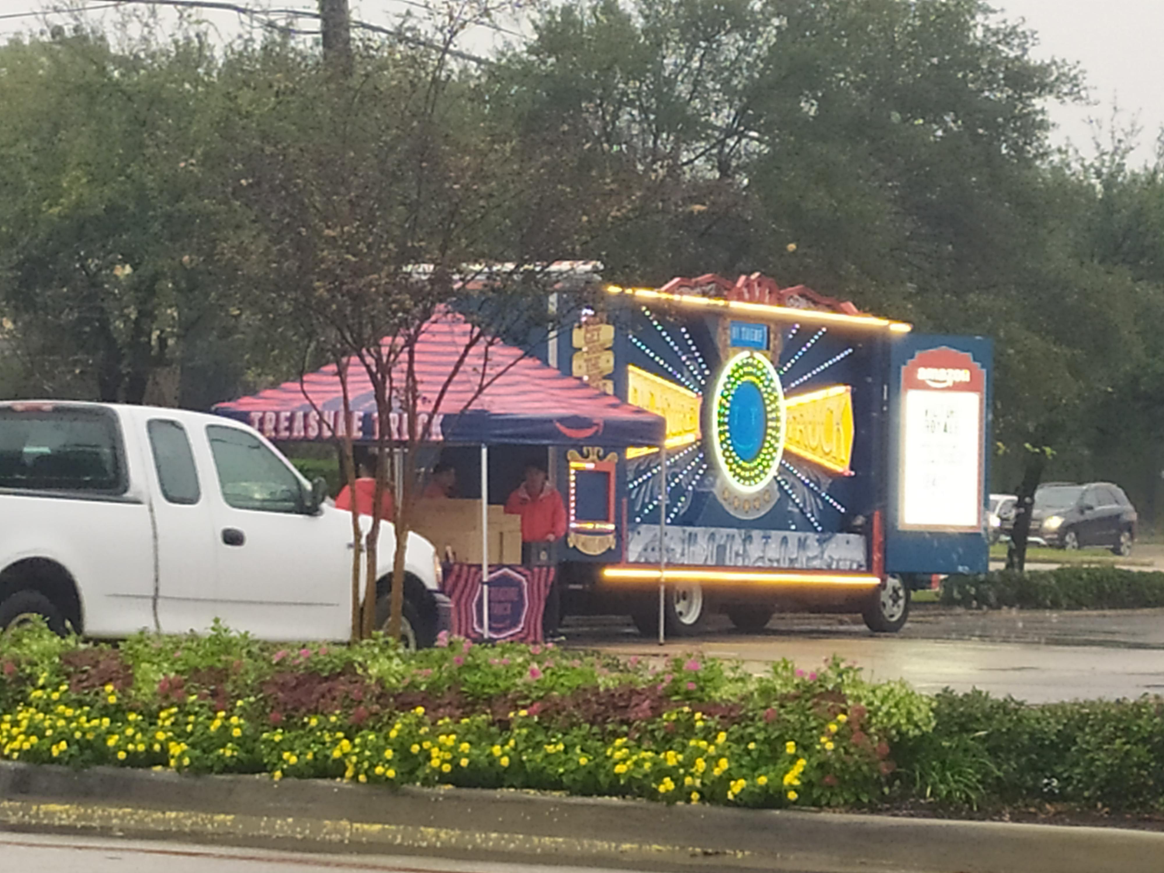 Amazon treasure truck outside of whole foods r/AmazonFlexDrivers