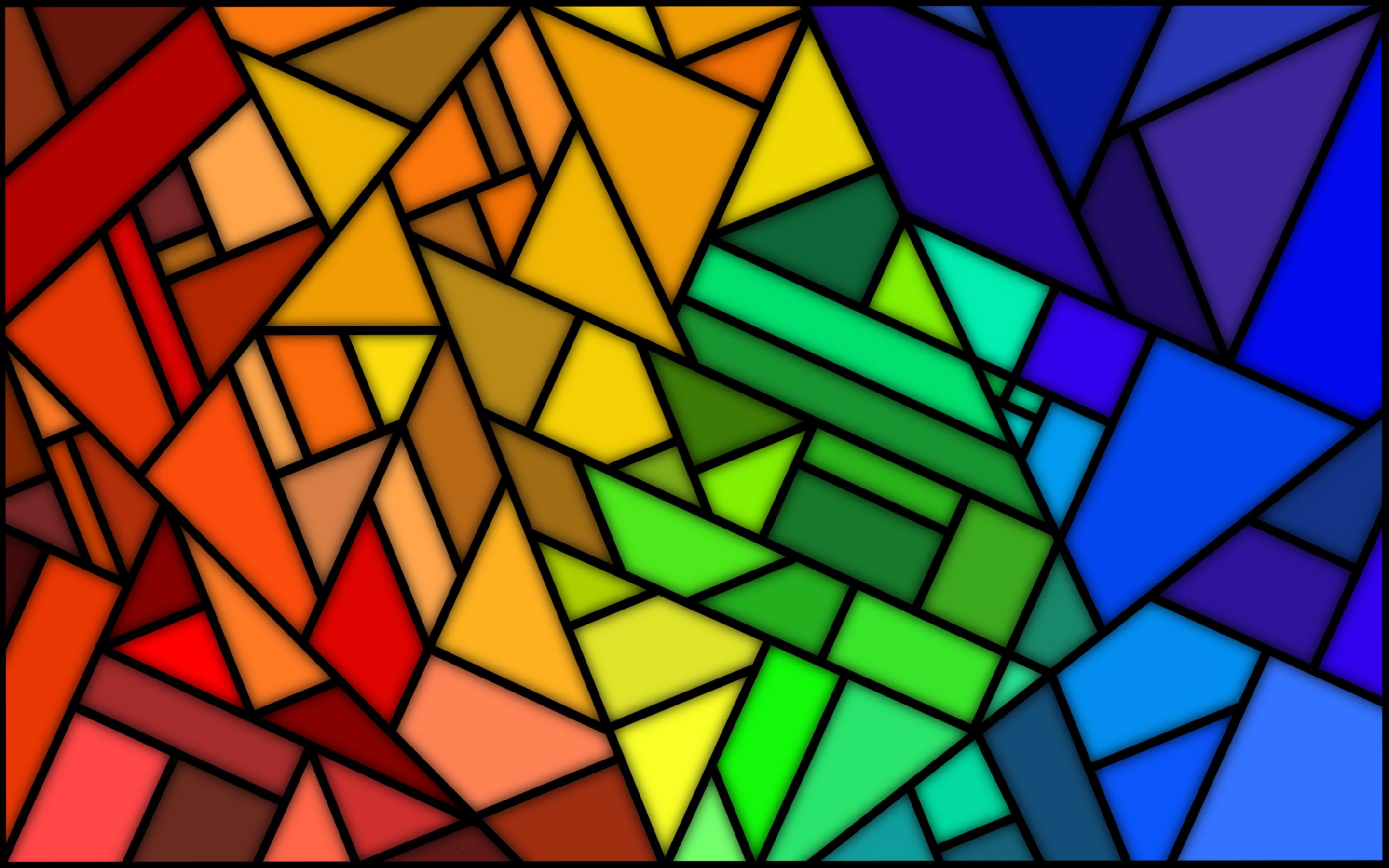 Colourful Mosaic (2880x1800) wallpaper