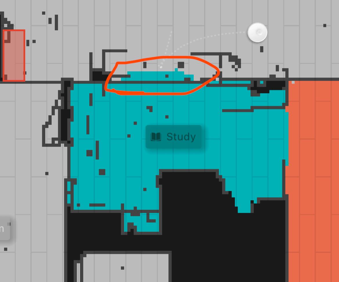 How to exclude area from the room? r/Roborock