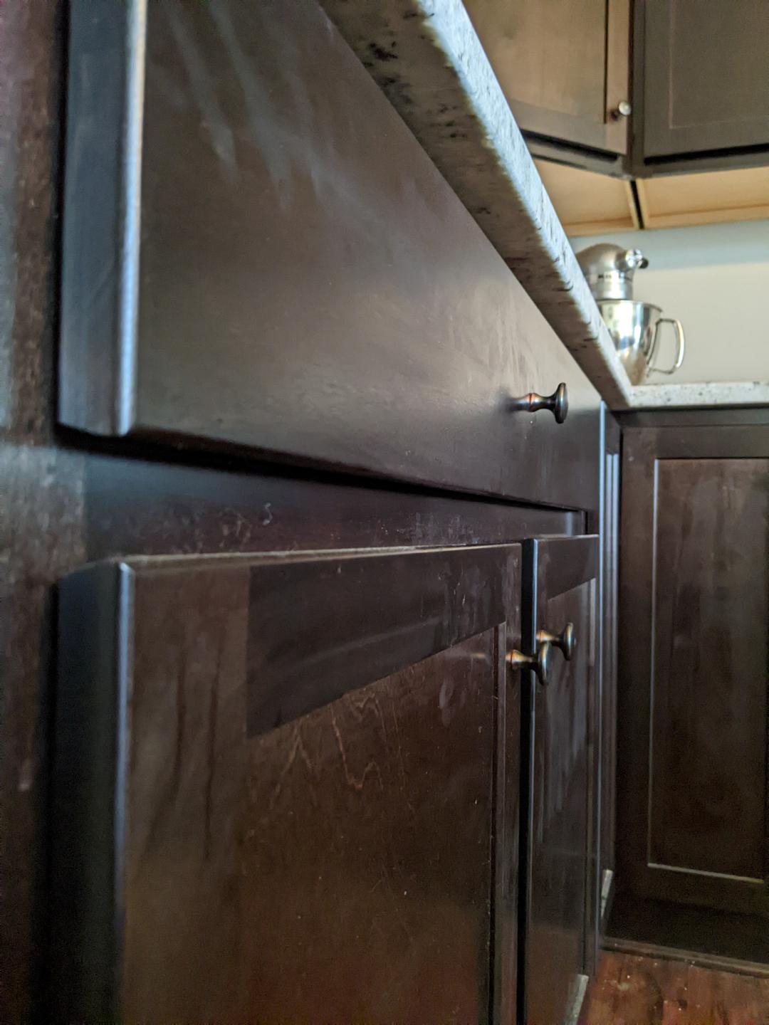 White residue left on after using a cleaning agent... Any