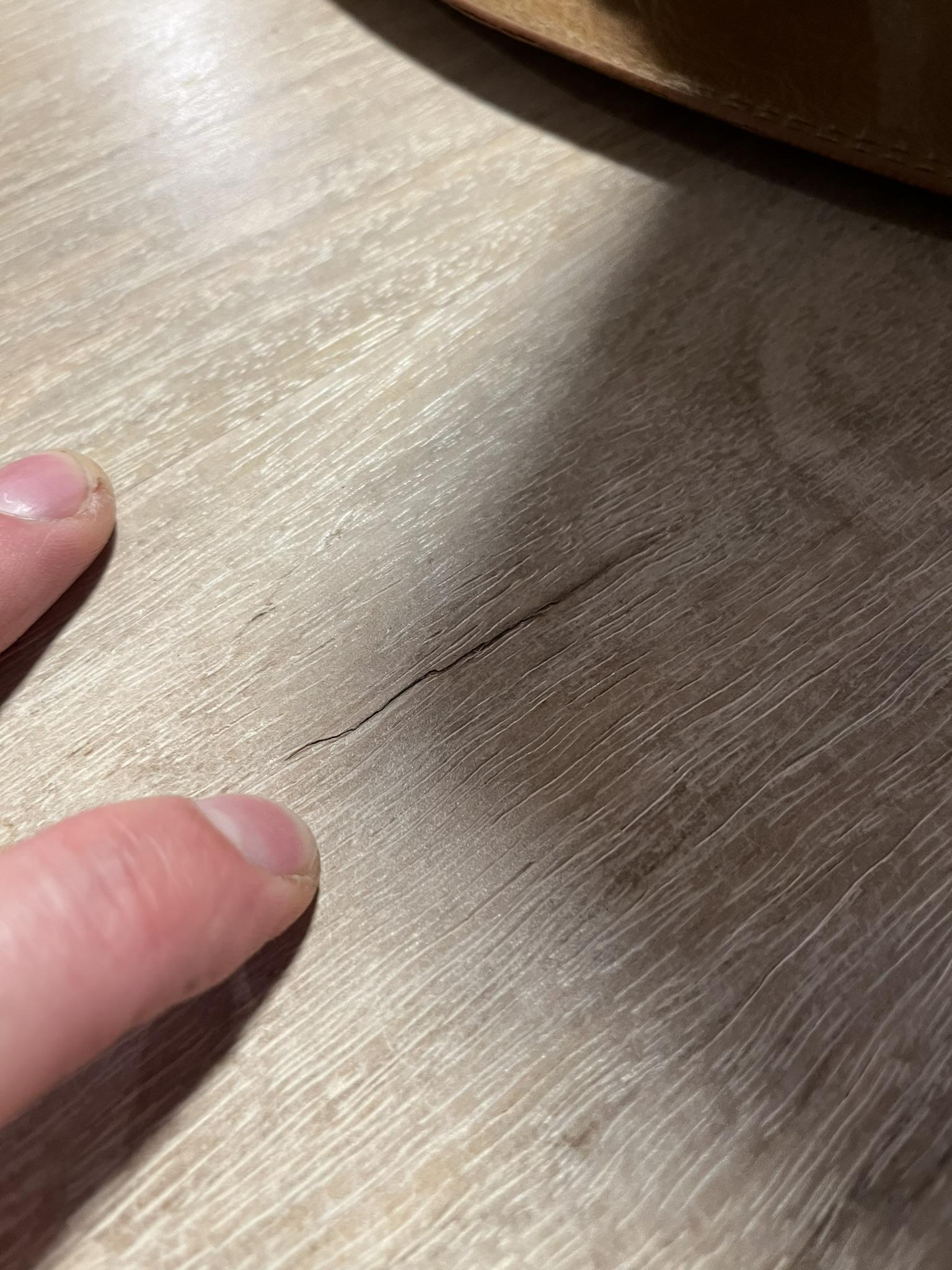 Best technique to repair a surface crack on table top? r/woodworking