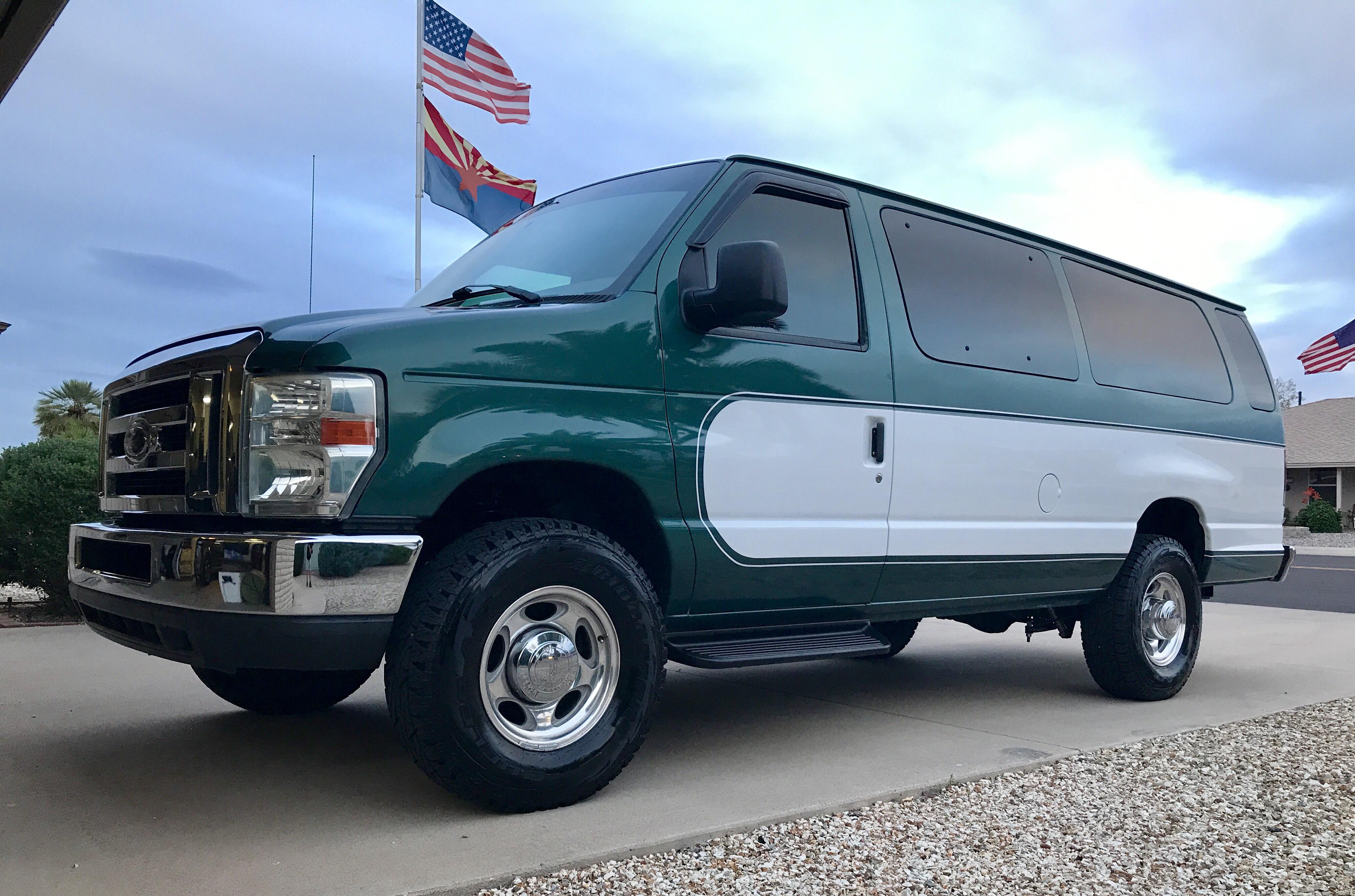 2009 E-350, built out as my new home for a year long travel adventure