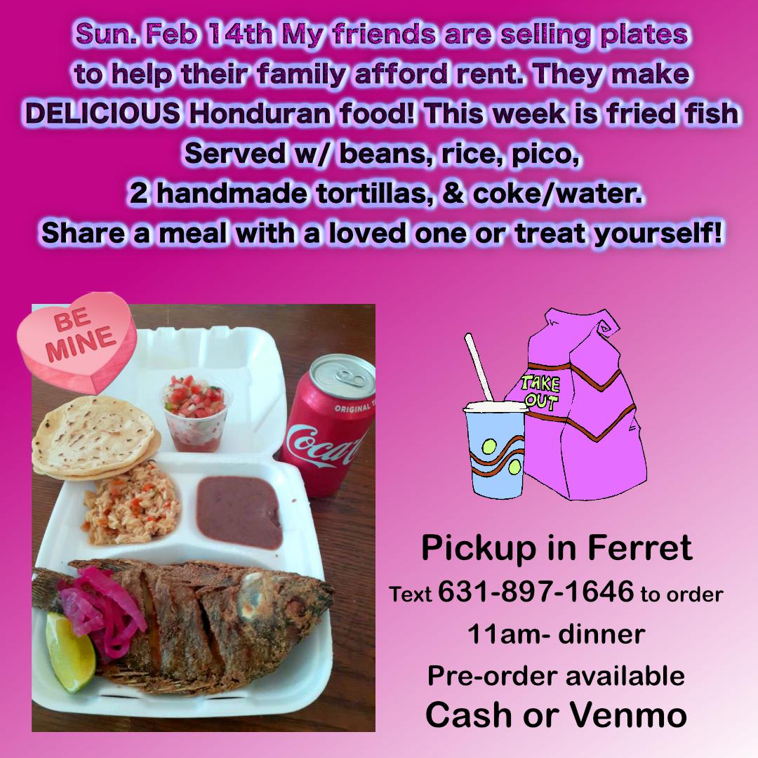 My friends are selling plates on Sunday (Tomorrow) to help keep their family afloat. I'll be