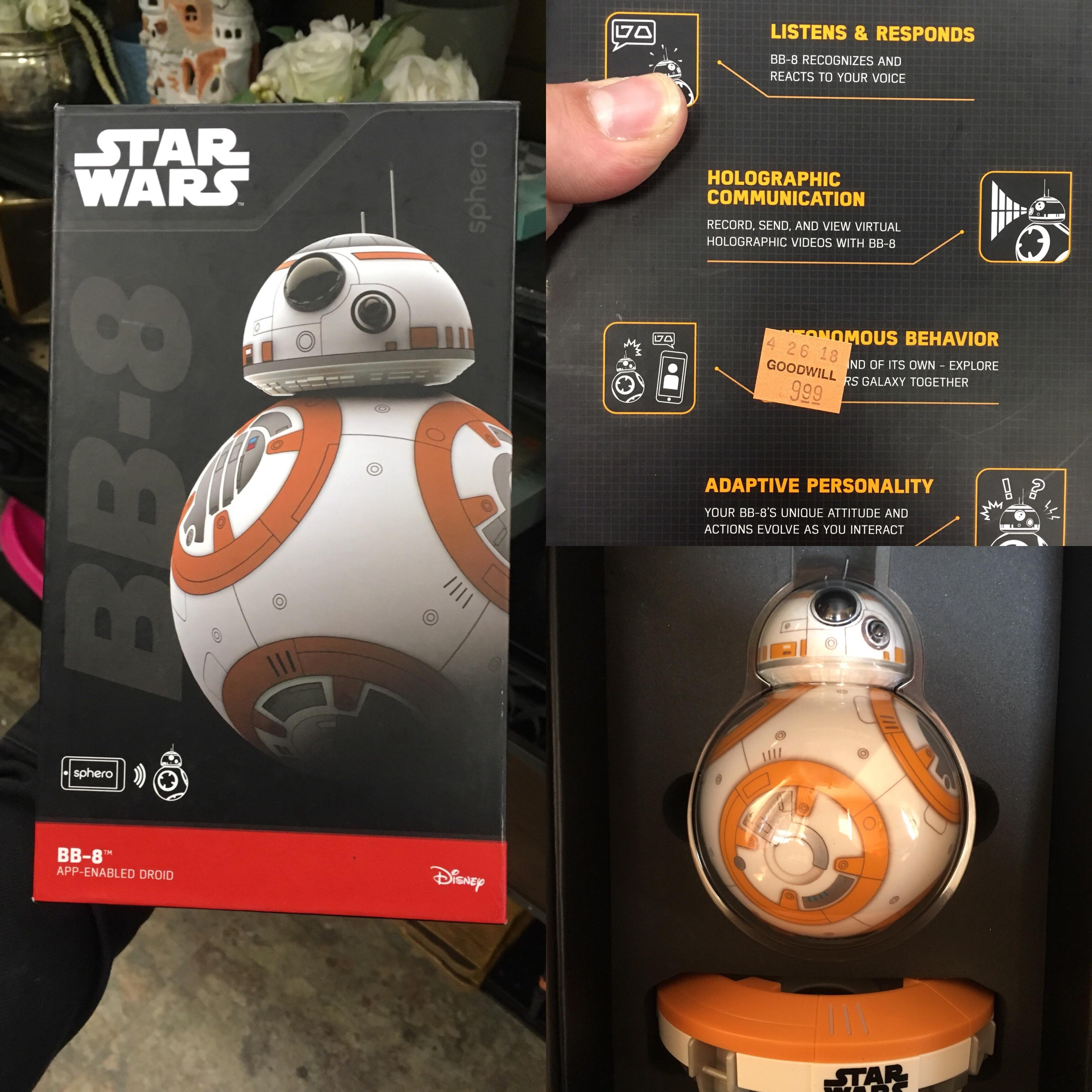 Today I found a brand new appenabled BB8 for 10. Sealed and