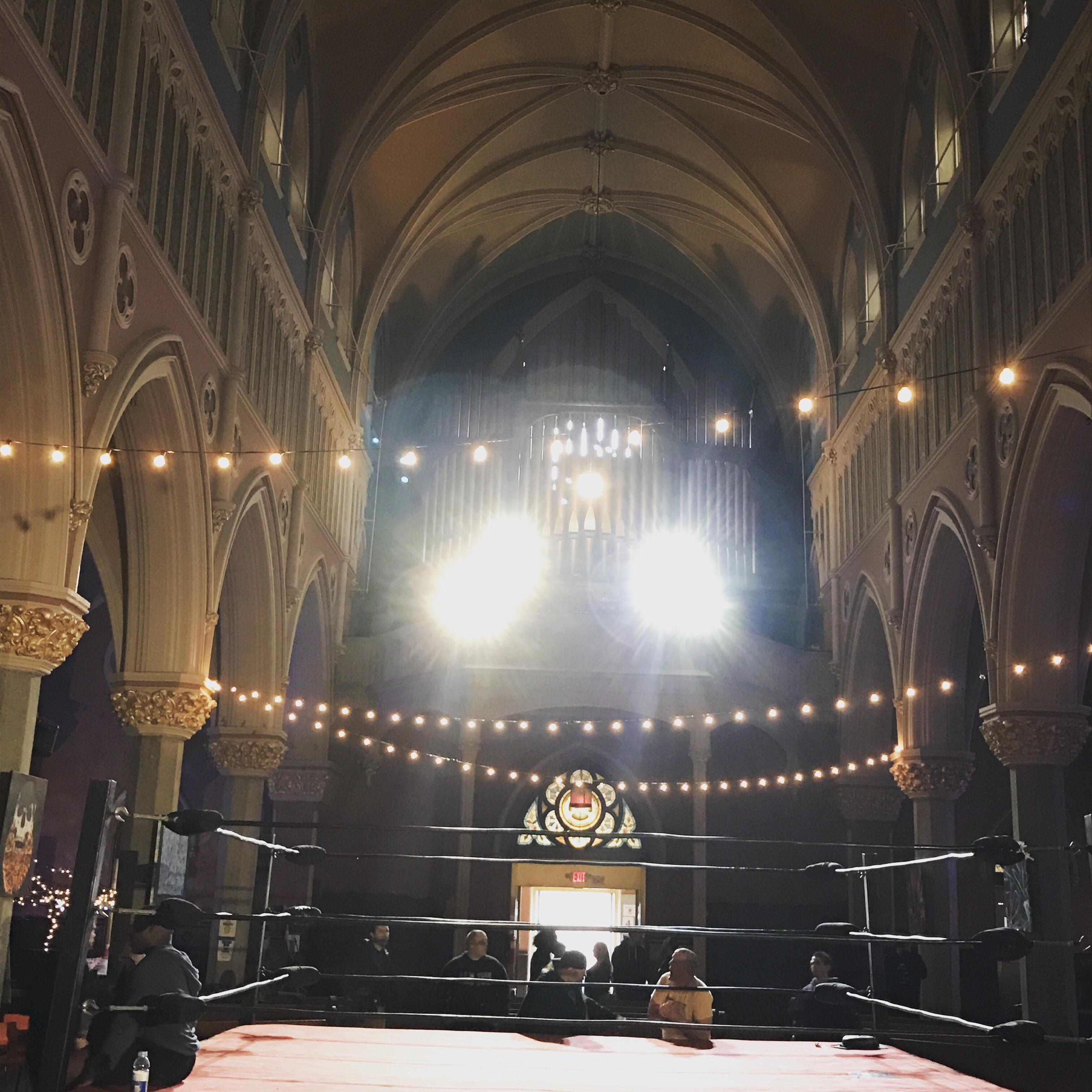 Coolest venue for wrestling I've ever been in. r/SquaredCircle