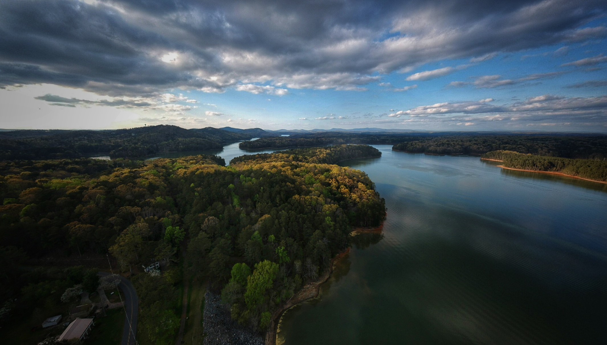 400 feet above Lake Allatoona, r/DJISpark