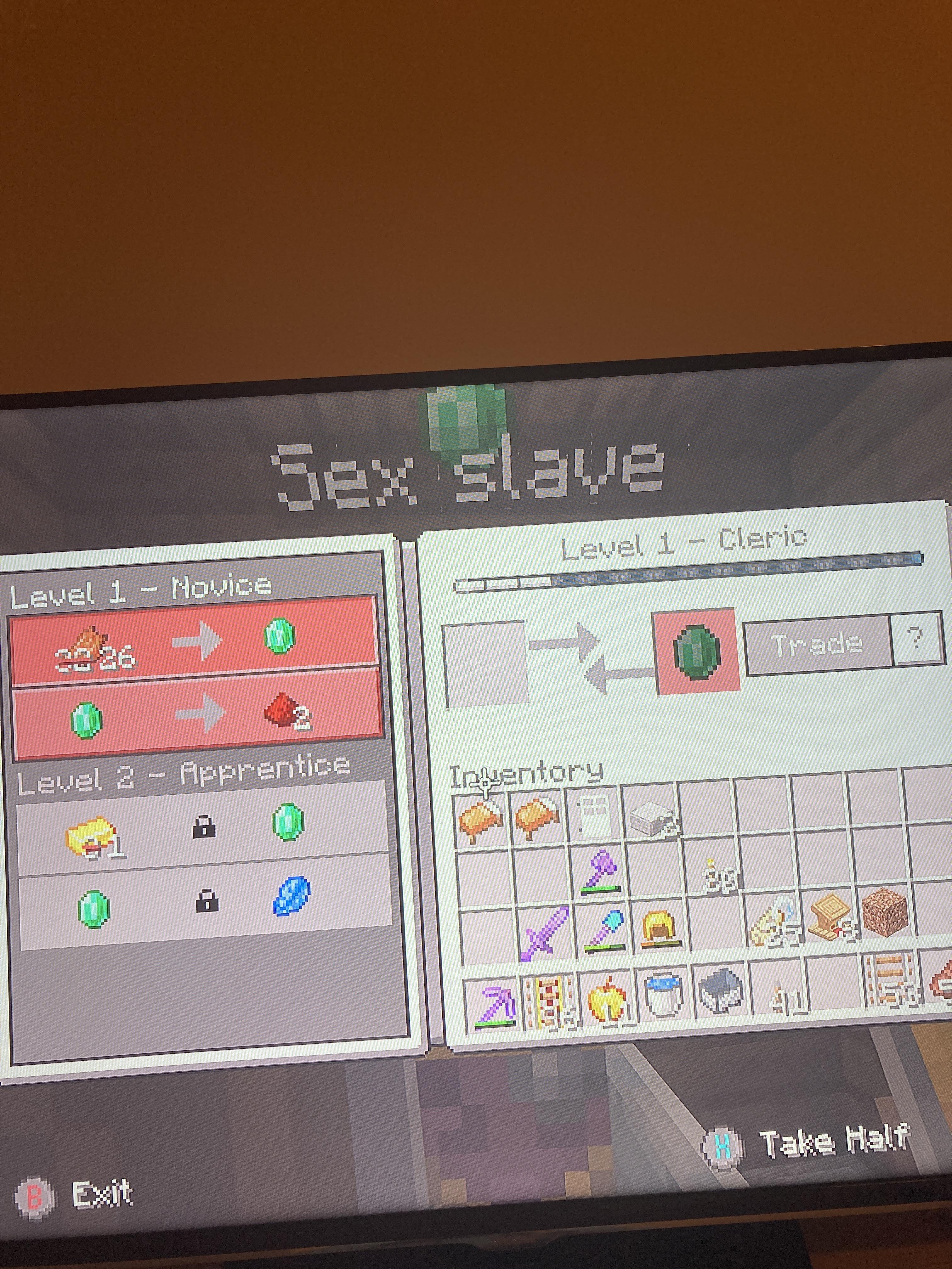 How to reset villager trades