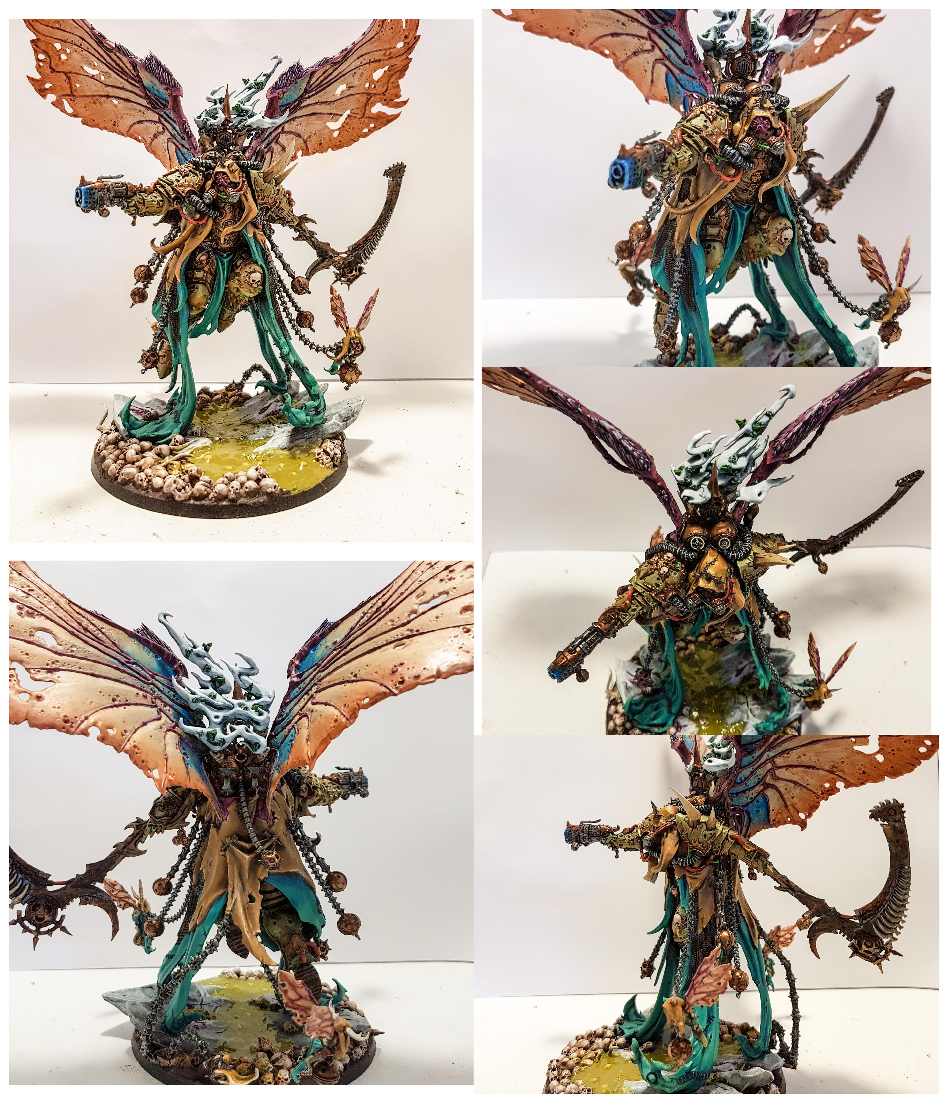 Warhammer 40k Mortarion. Won 2nd prize at local store painting