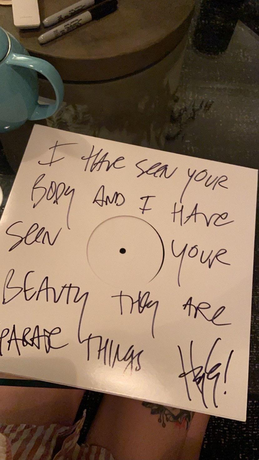 Petals for Armor signed by Hayley r/PetalsforArmor