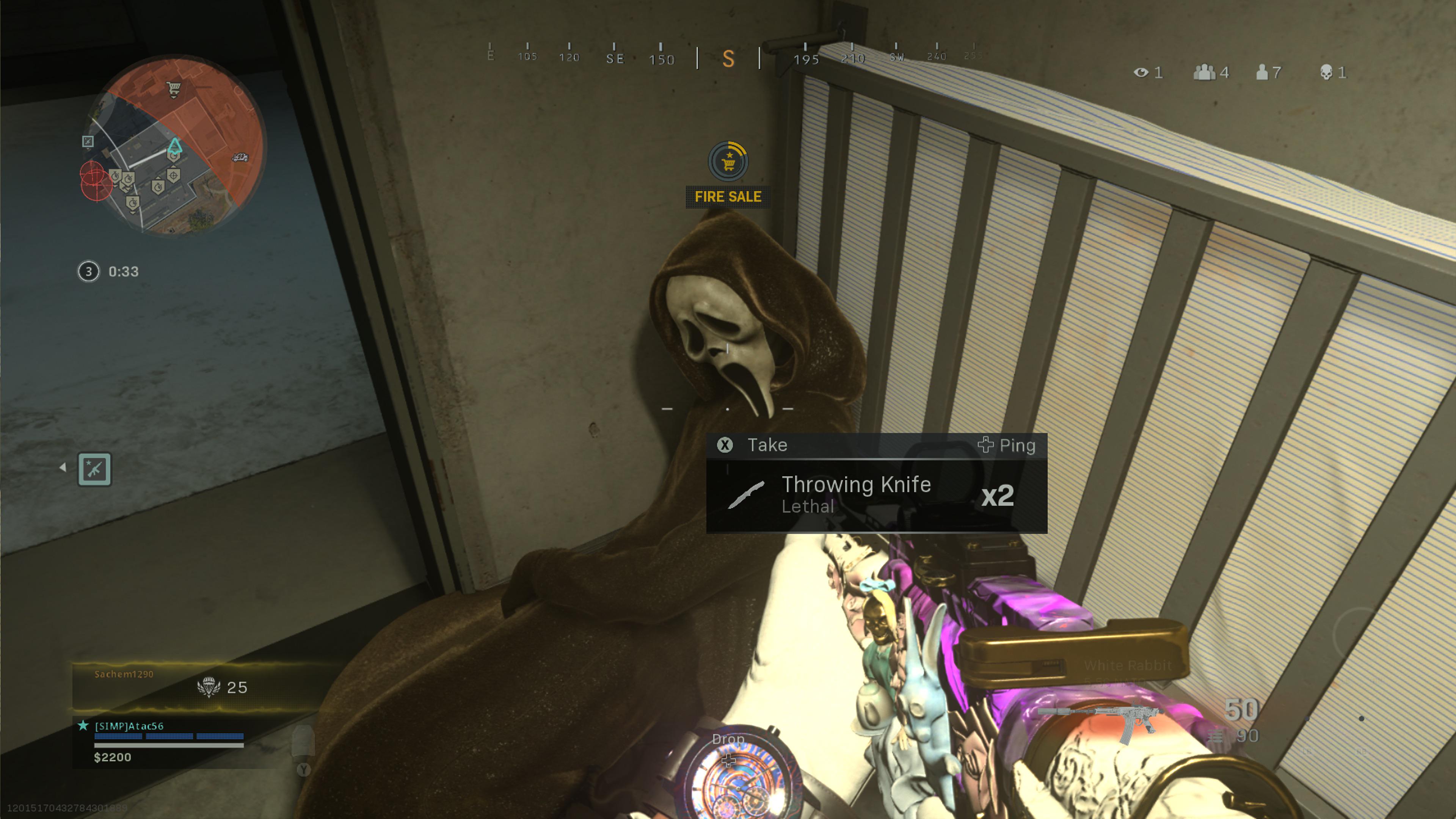 How does someone already have the ghostface skin? He’s not available